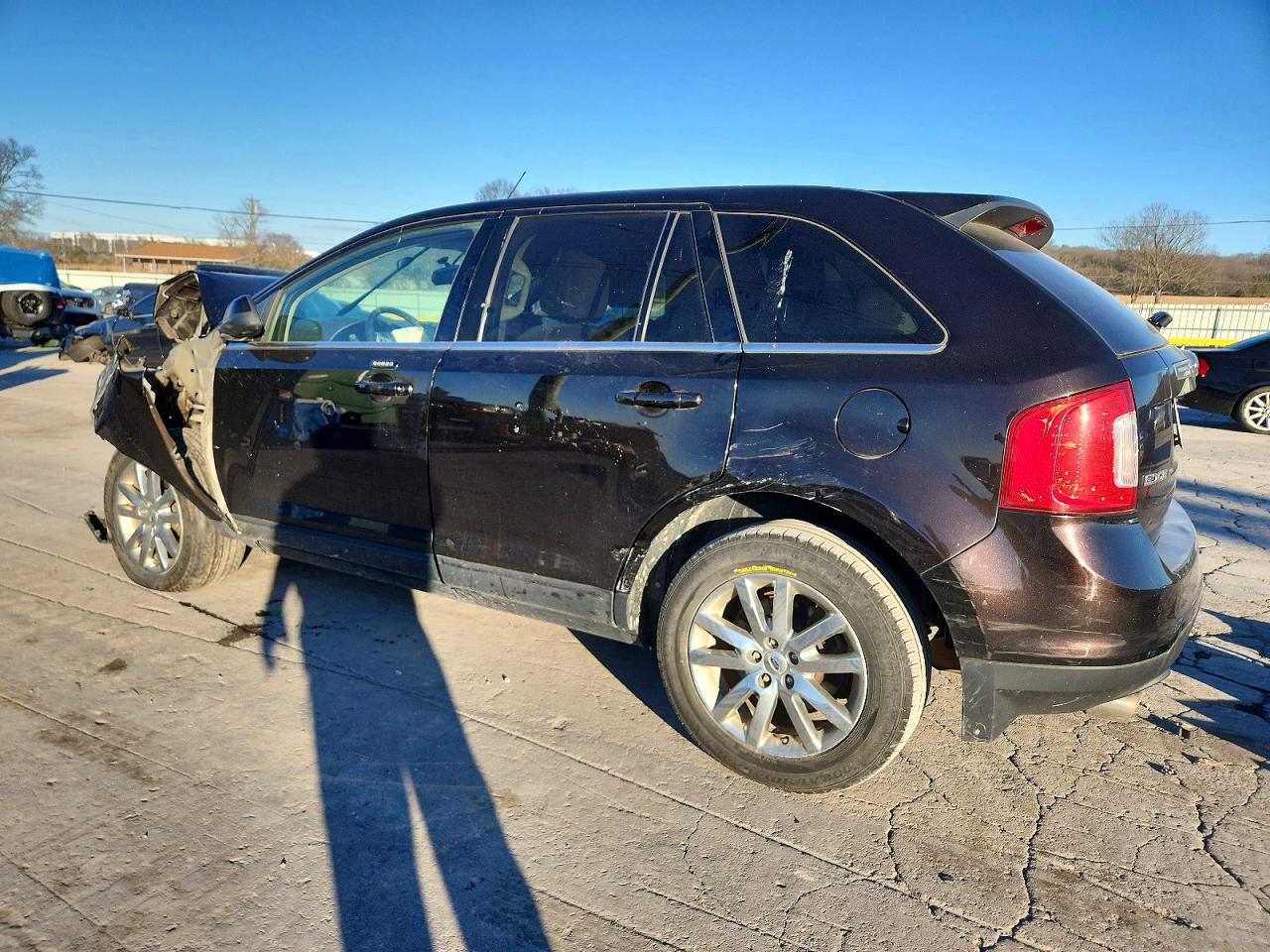 2013 Ford Edge Limited Brown vin: 2FMDK3KCXDBC92373