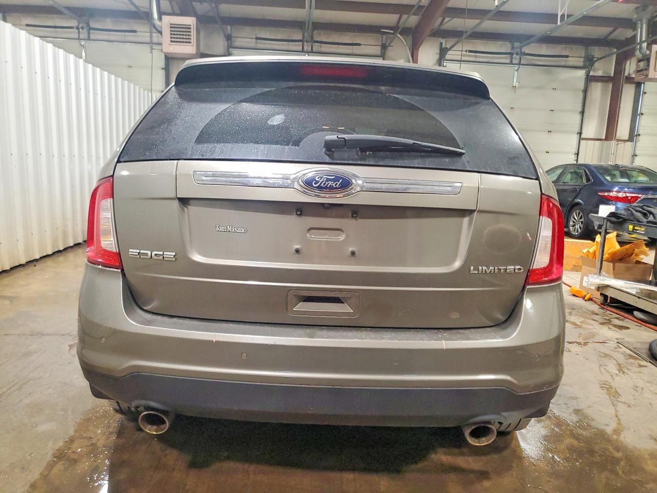 2013 Ford Edge Limited Tan vin: 2FMDK3KCXDBE30316