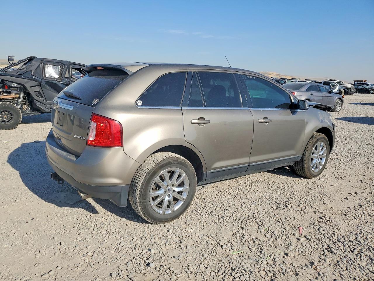2014 Ford Edge Limited Gray vin: 2FMDK3KCXEBA07172
