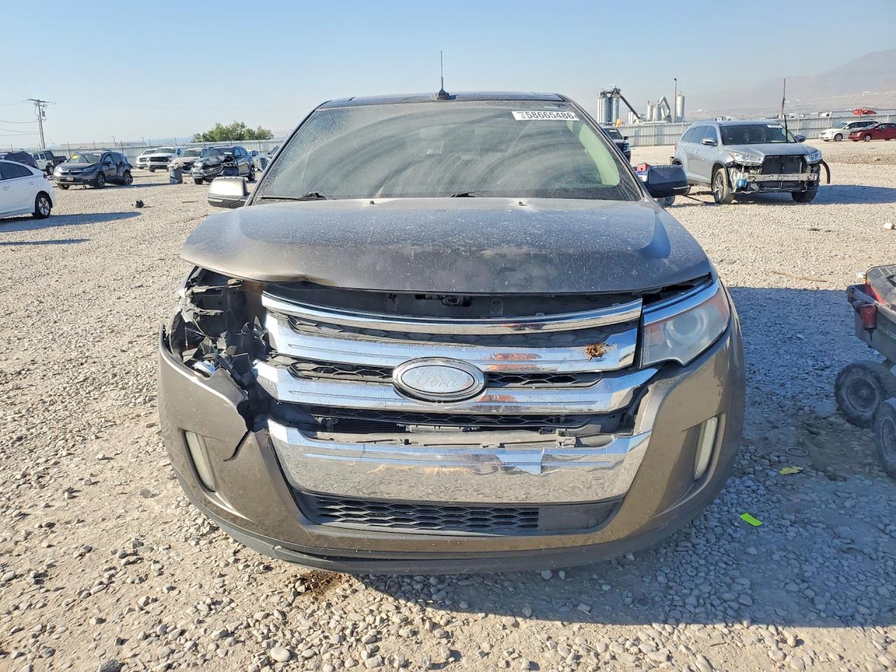 2014 Ford Edge Limited Gray vin: 2FMDK3KCXEBA07172