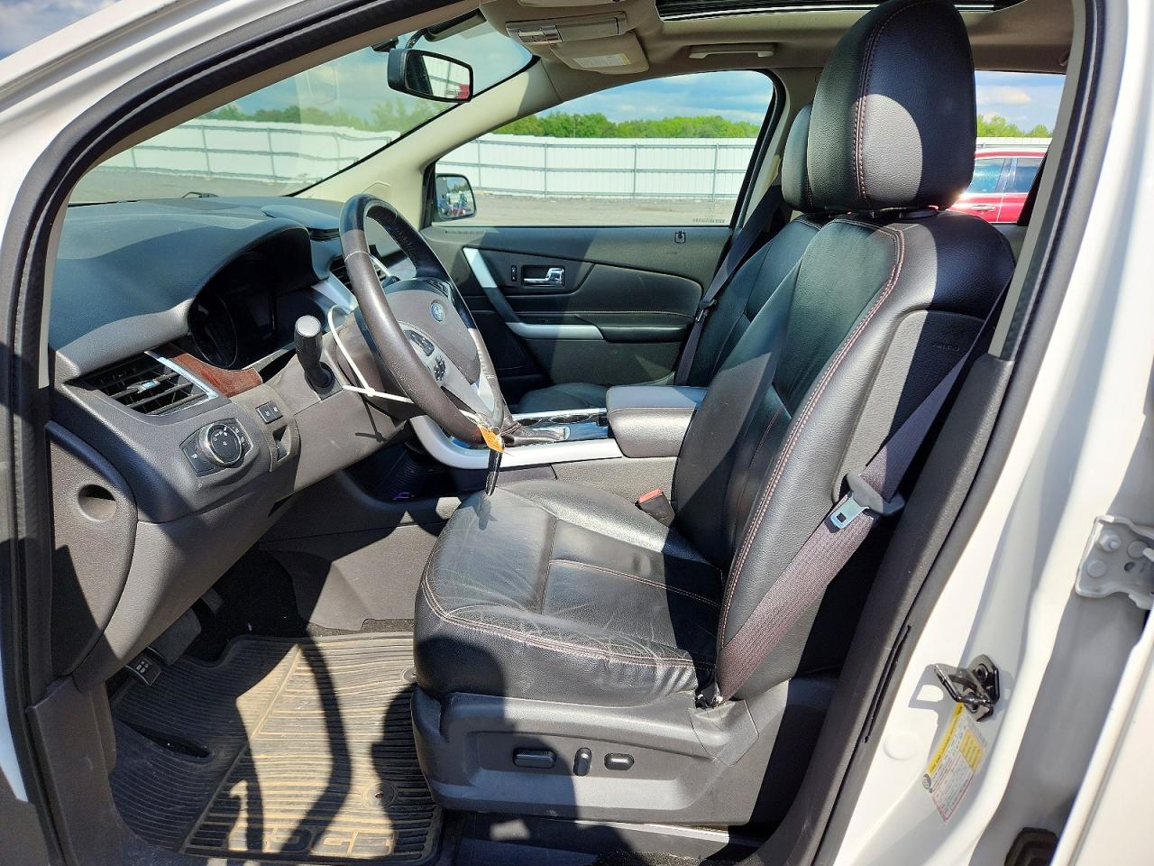 2014 Ford Edge Limited White vin: 2FMDK3KCXEBA08693