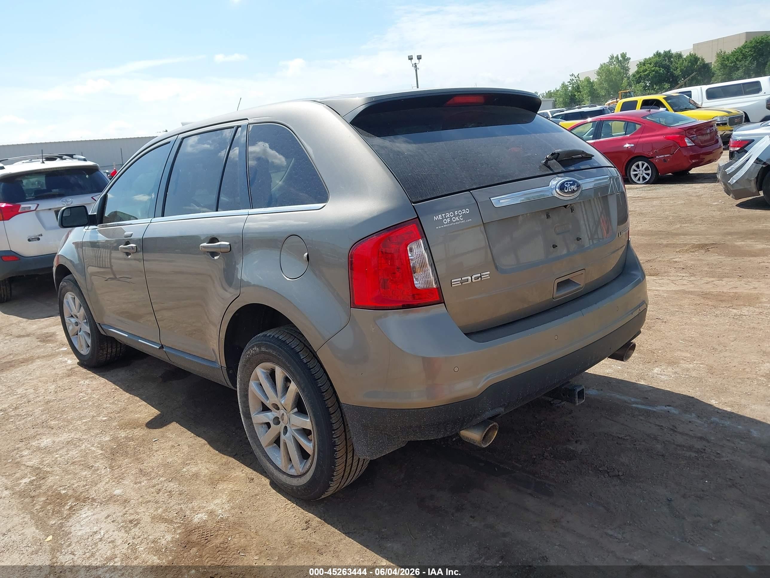 2014 Ford Edge Limited Gold vin: 2FMDK3KCXEBA20388