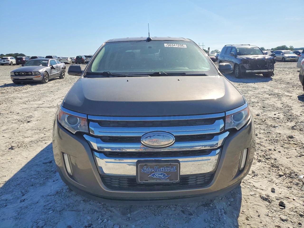 2014 Ford Edge Limited Серый vin: 2FMDK3KCXEBA30810