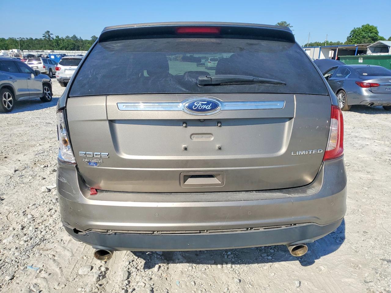 2014 Ford Edge Limited Серый vin: 2FMDK3KCXEBA30810