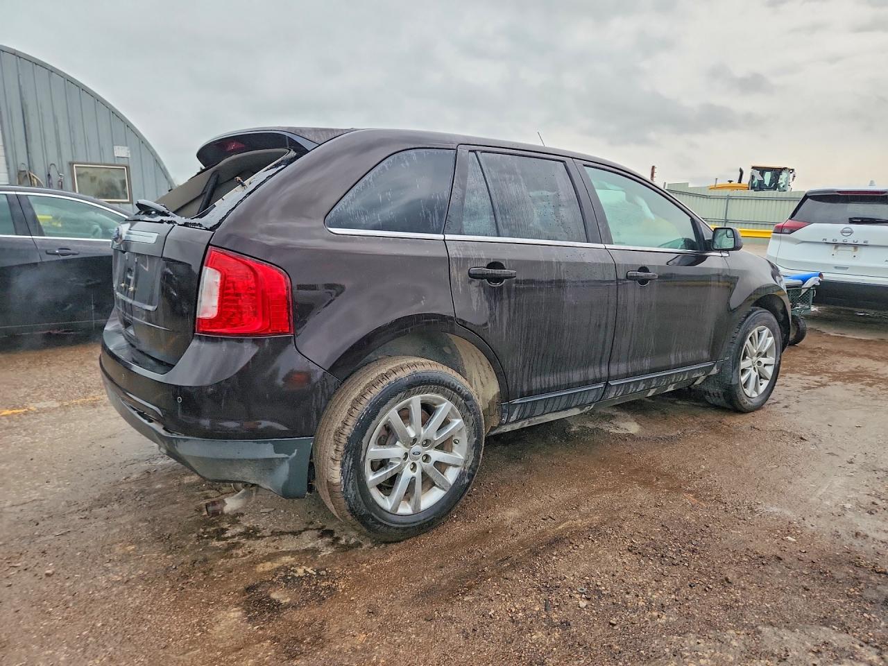2014 Ford Edge Limited Brown vin: 2FMDK3KCXEBA32427