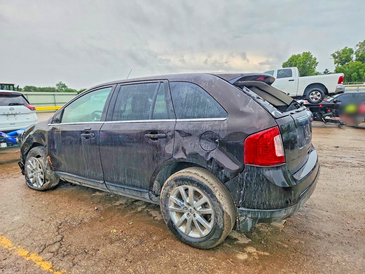 2014 Ford Edge Limited Brown vin: 2FMDK3KCXEBA32427