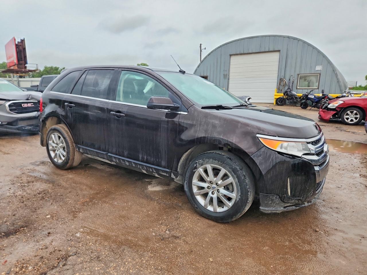 2014 Ford Edge Limited Brown vin: 2FMDK3KCXEBA32427