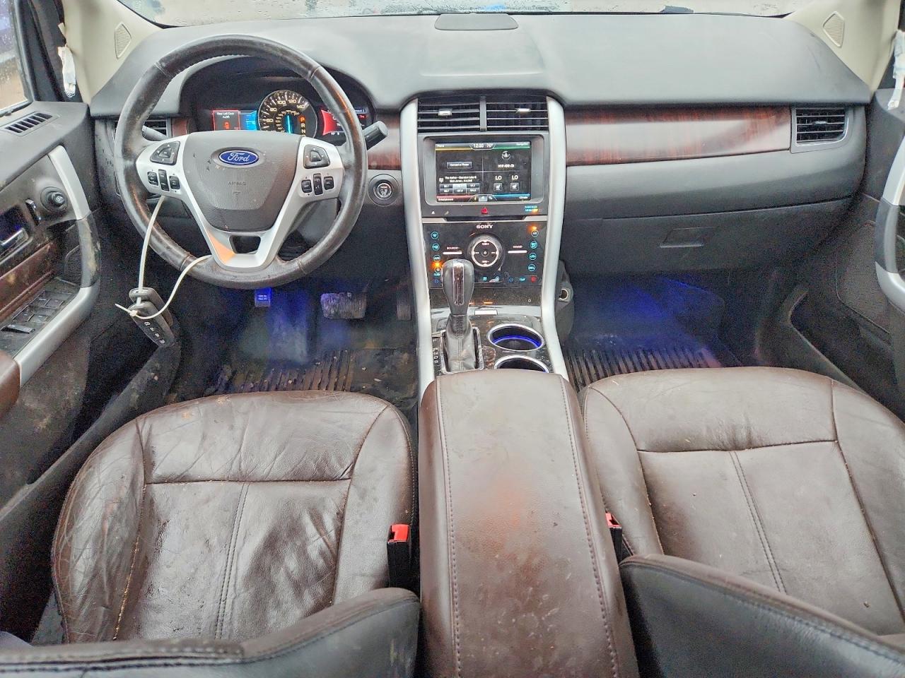 2014 Ford Edge Limited Brown vin: 2FMDK3KCXEBA32427