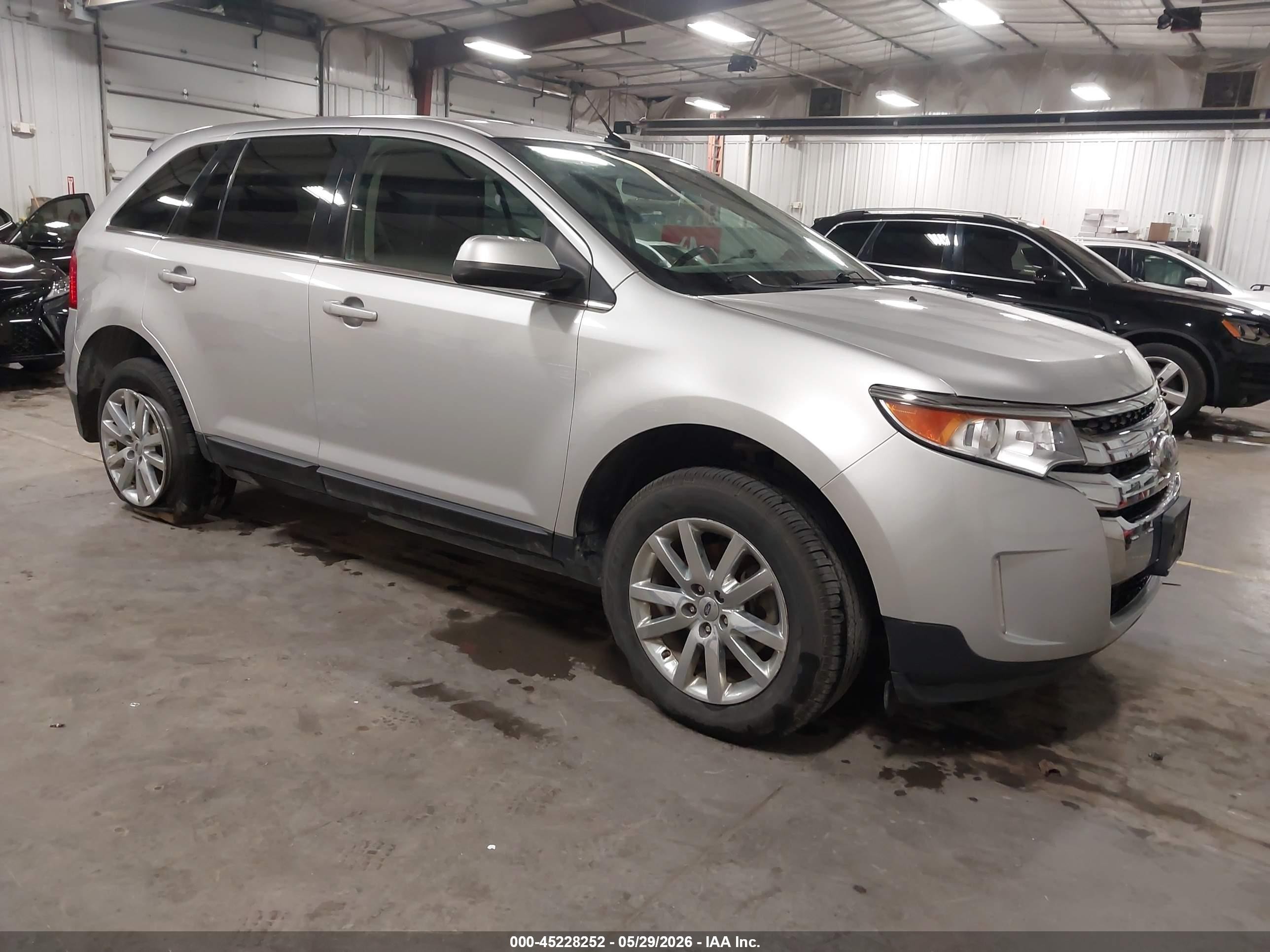 2014 Ford Edge Limited Серебряный vin: 2FMDK3KCXEBA38339