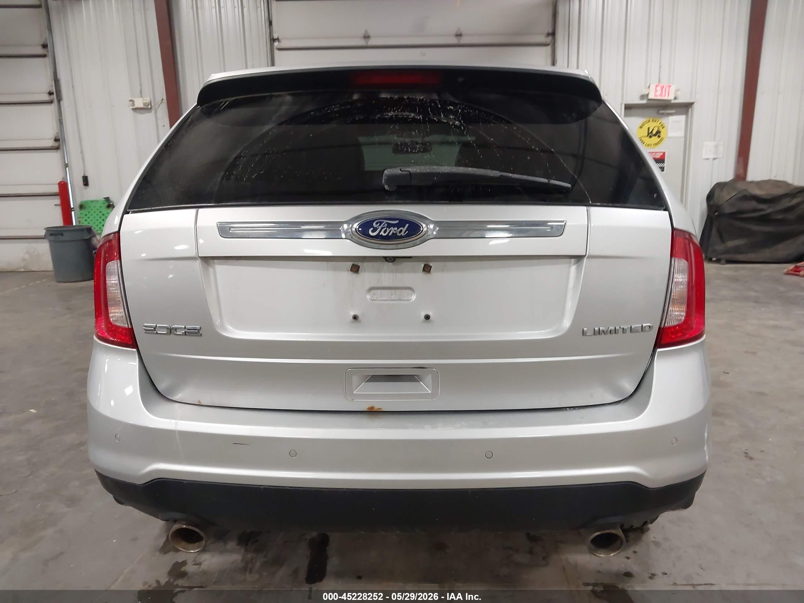 2014 Ford Edge Limited Silver vin: 2FMDK3KCXEBA38339