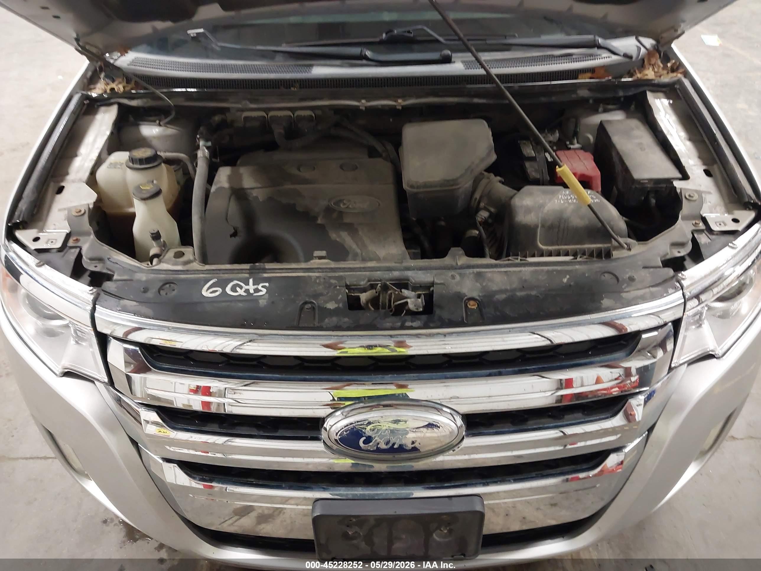 2014 Ford Edge Limited Silver vin: 2FMDK3KCXEBA38339