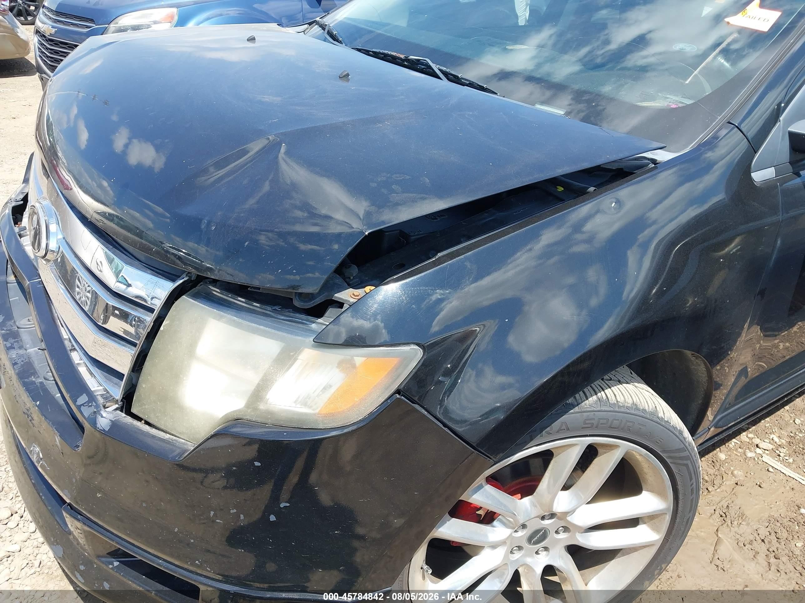 2009 Ford Edge Sport Black vin: 2FMDK40CX9BA82579