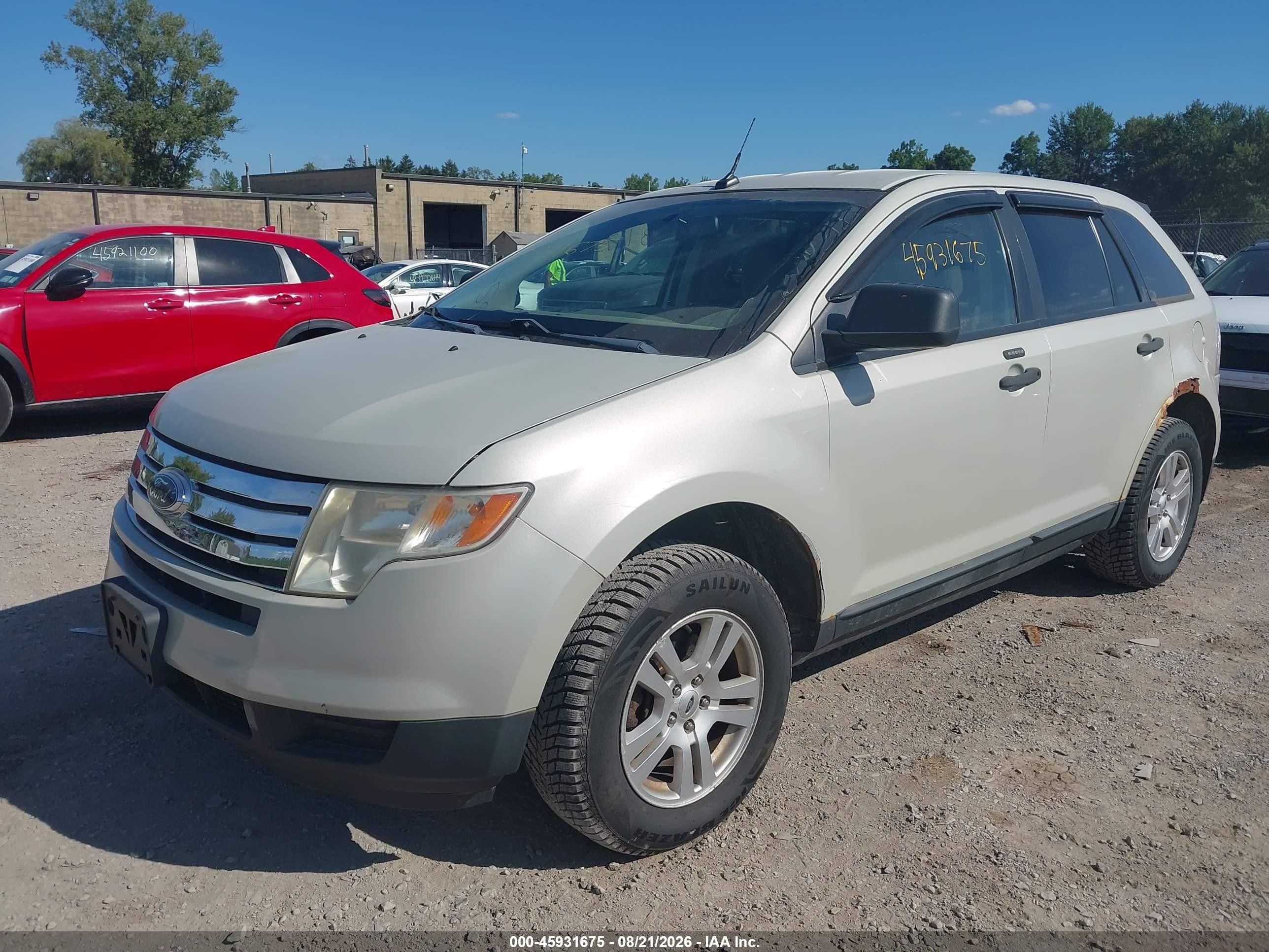 2007 Ford Edge Se Gray vin: 2FMDK46C07BB31583