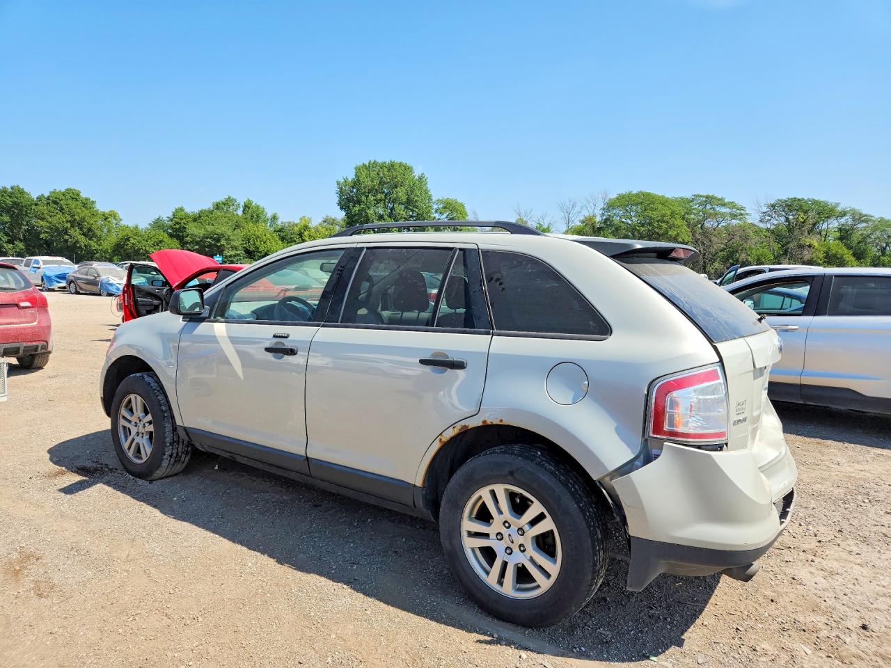 2007 Ford Edge Se Серый vin: 2FMDK46C57BB32972