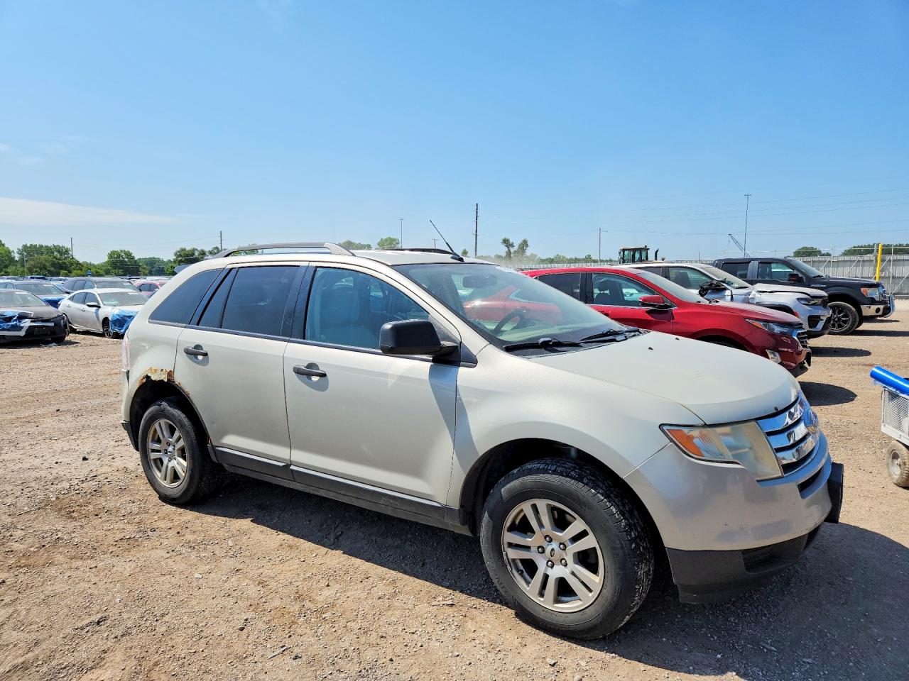 2007 Ford Edge Se Серый vin: 2FMDK46C57BB32972