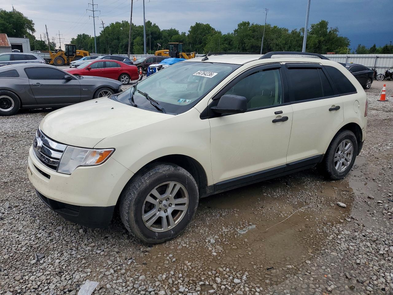 2007 Ford Edge Se Кремовый vin: 2FMDK46C67BA93650