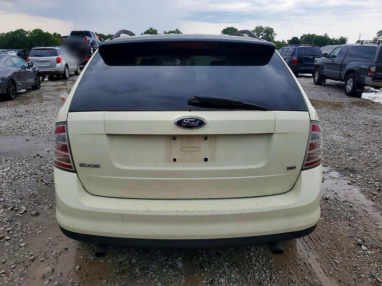 2007 Ford Edge Se Cream vin: 2FMDK46C67BA93650
