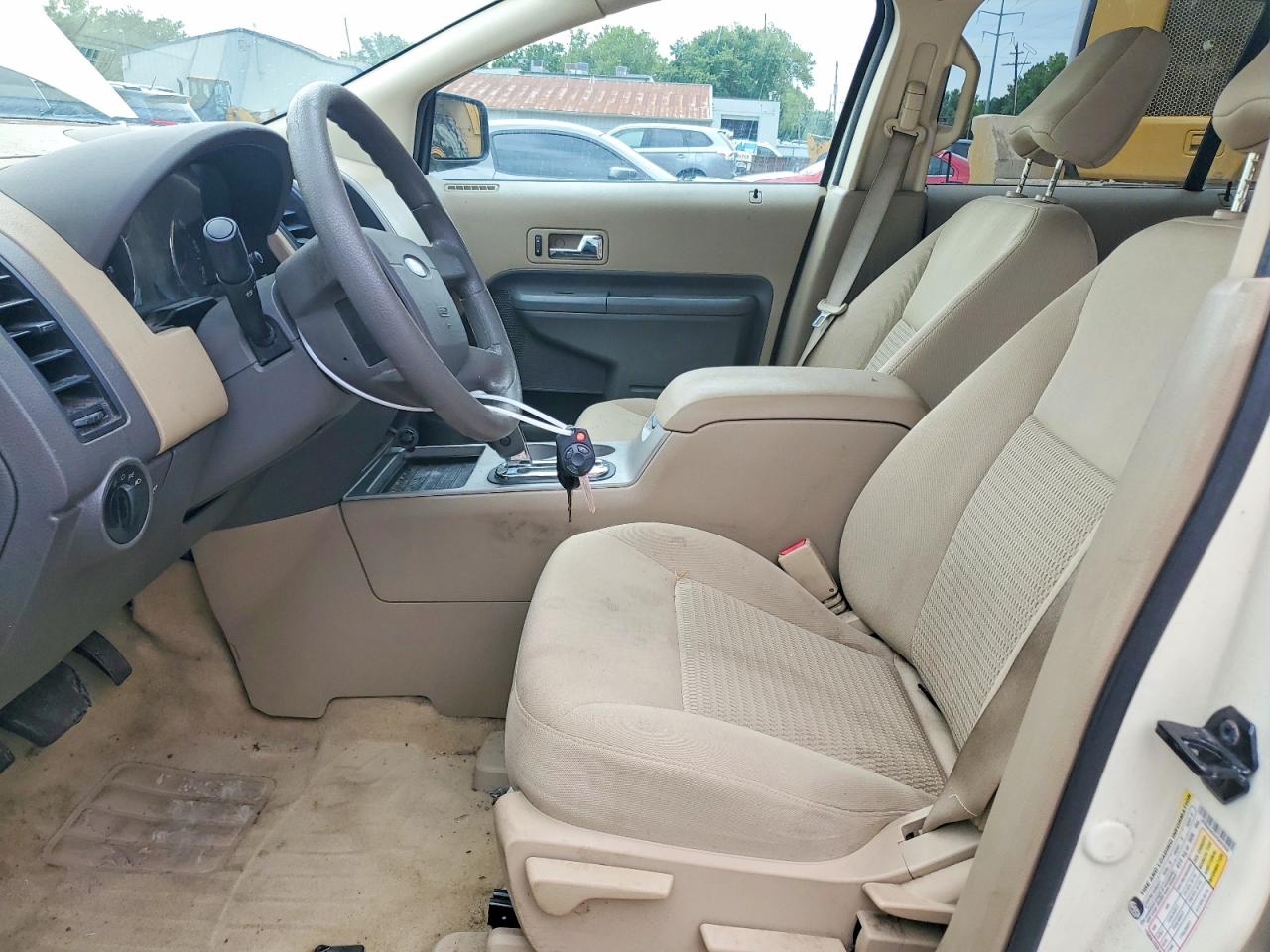 2007 Ford Edge Se Cream vin: 2FMDK46C67BA93650