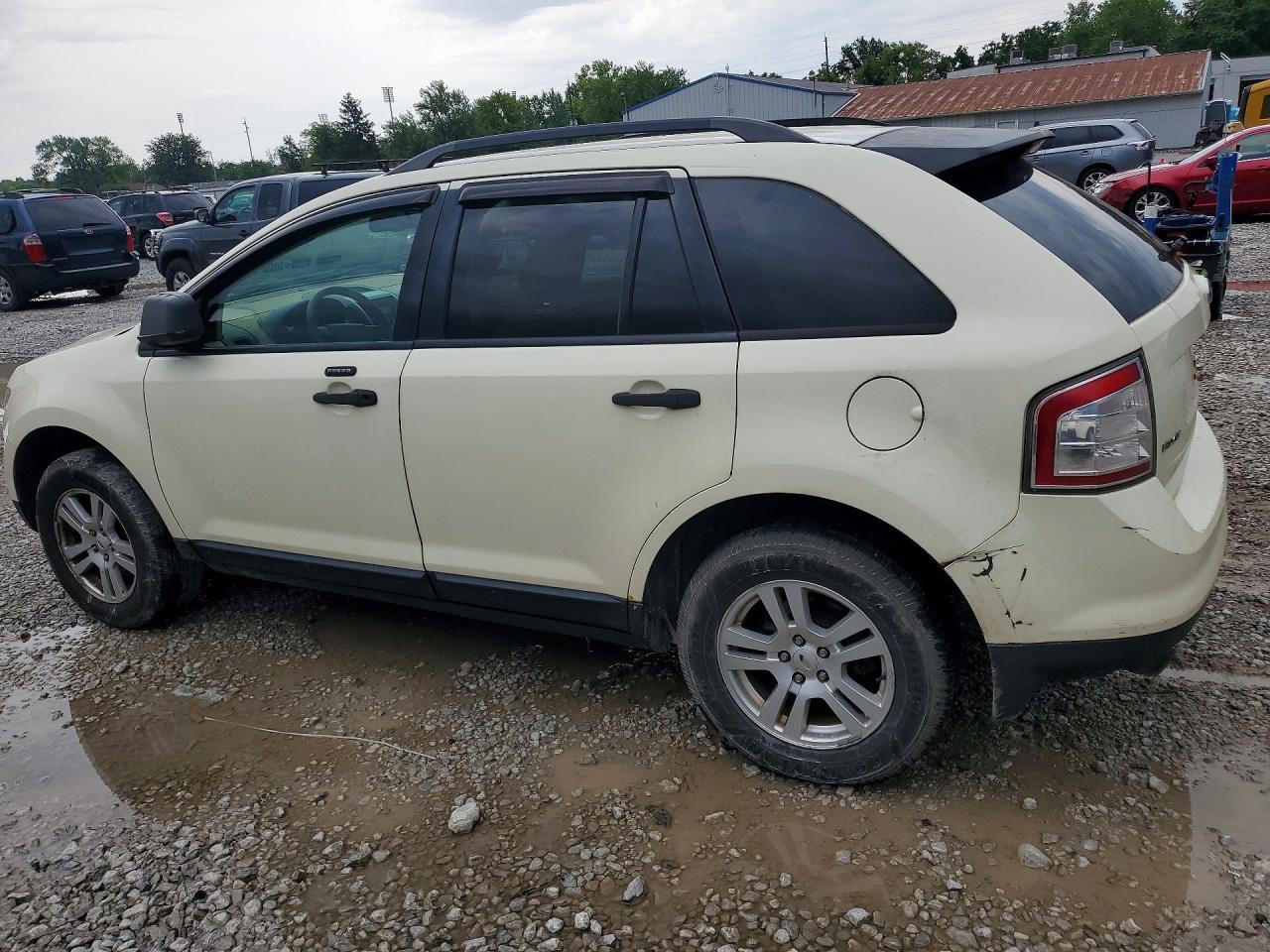 2007 Ford Edge Se Cream vin: 2FMDK46C67BA93650