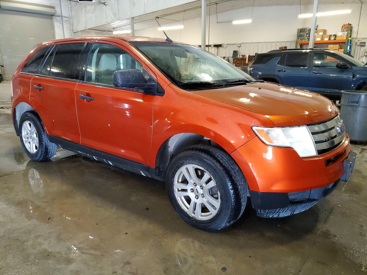 2007 Ford Edge Se Orange vin: 2FMDK46C77BA48264