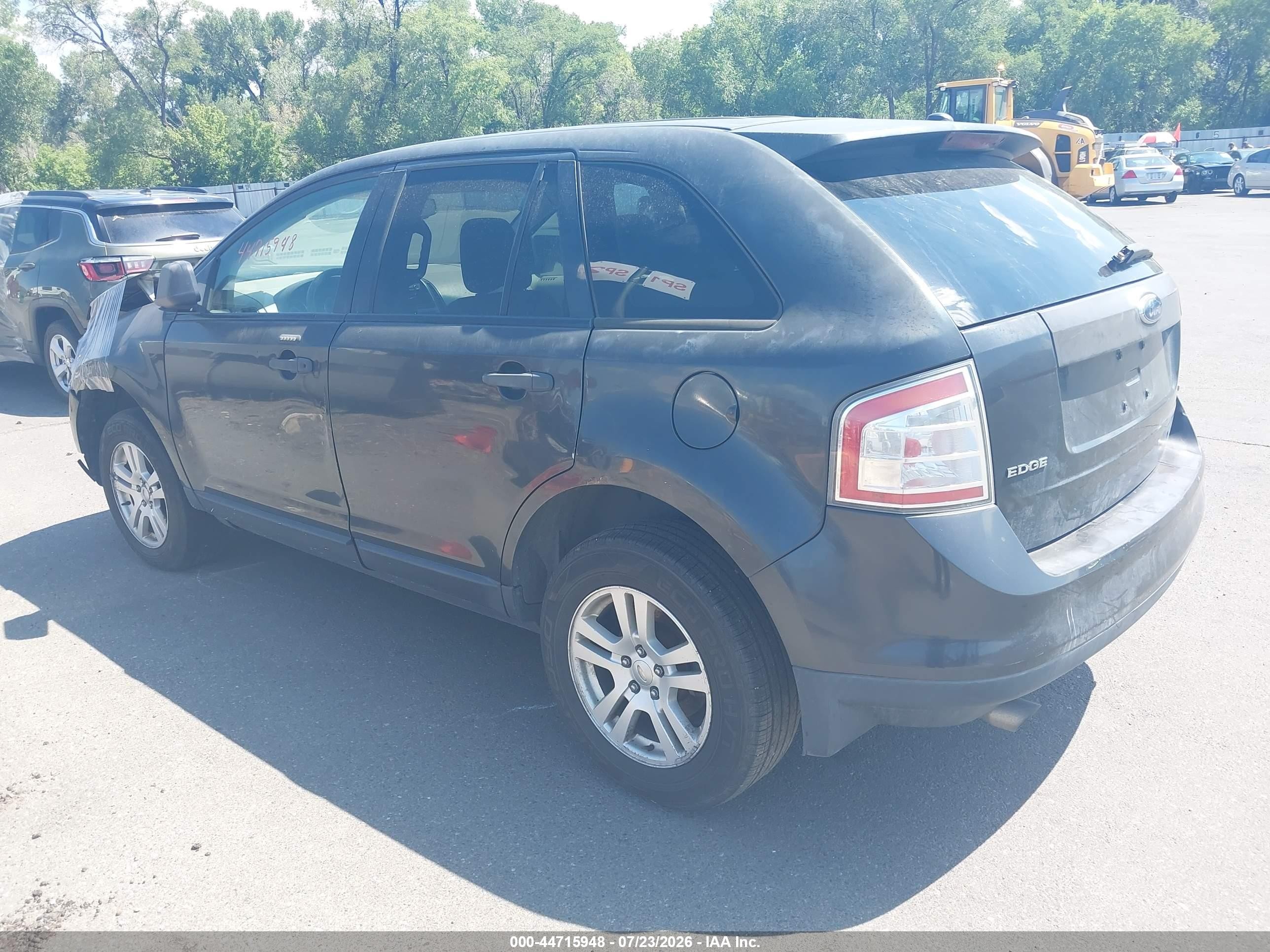 2007 Ford Edge Se Gray vin: 2FMDK46C77BA85377