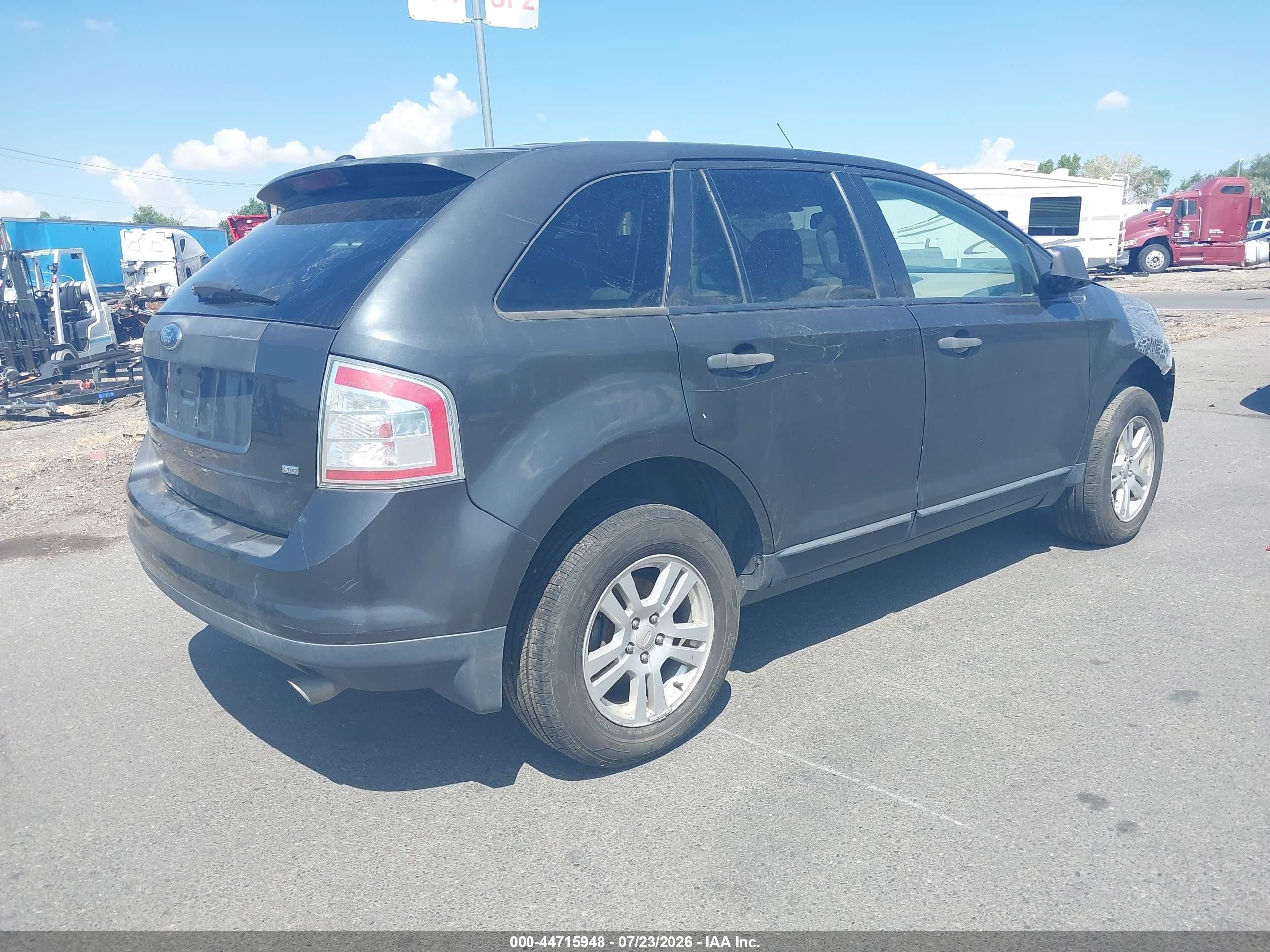 2007 Ford Edge Se Gray vin: 2FMDK46C77BA85377