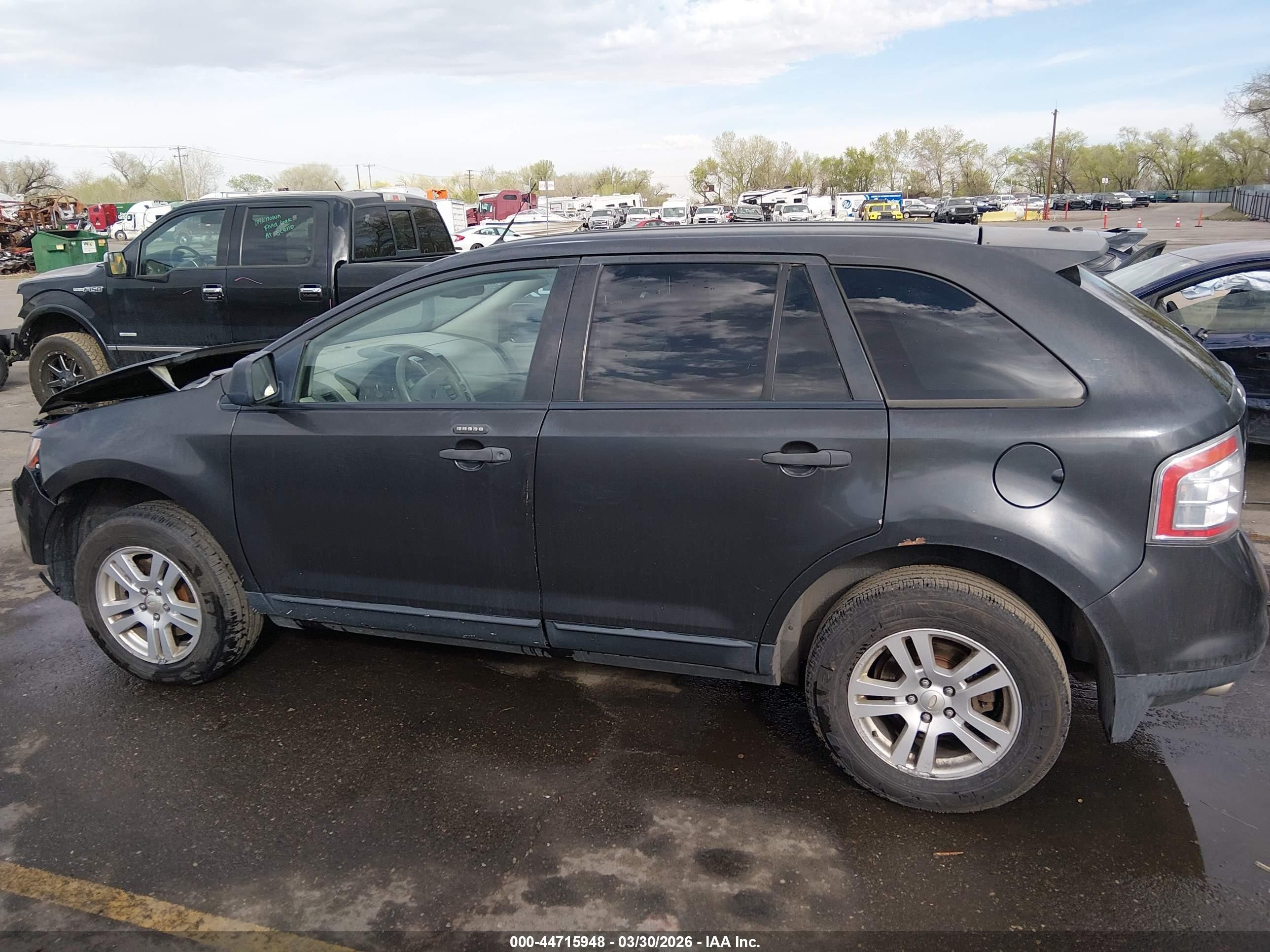 2007 Ford Edge Se Gray vin: 2FMDK46C77BA85377