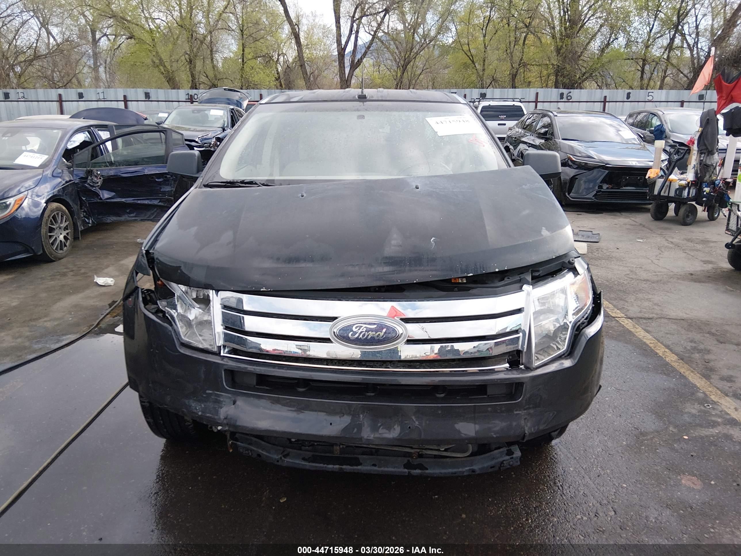 2007 Ford Edge Se Gray vin: 2FMDK46C77BA85377