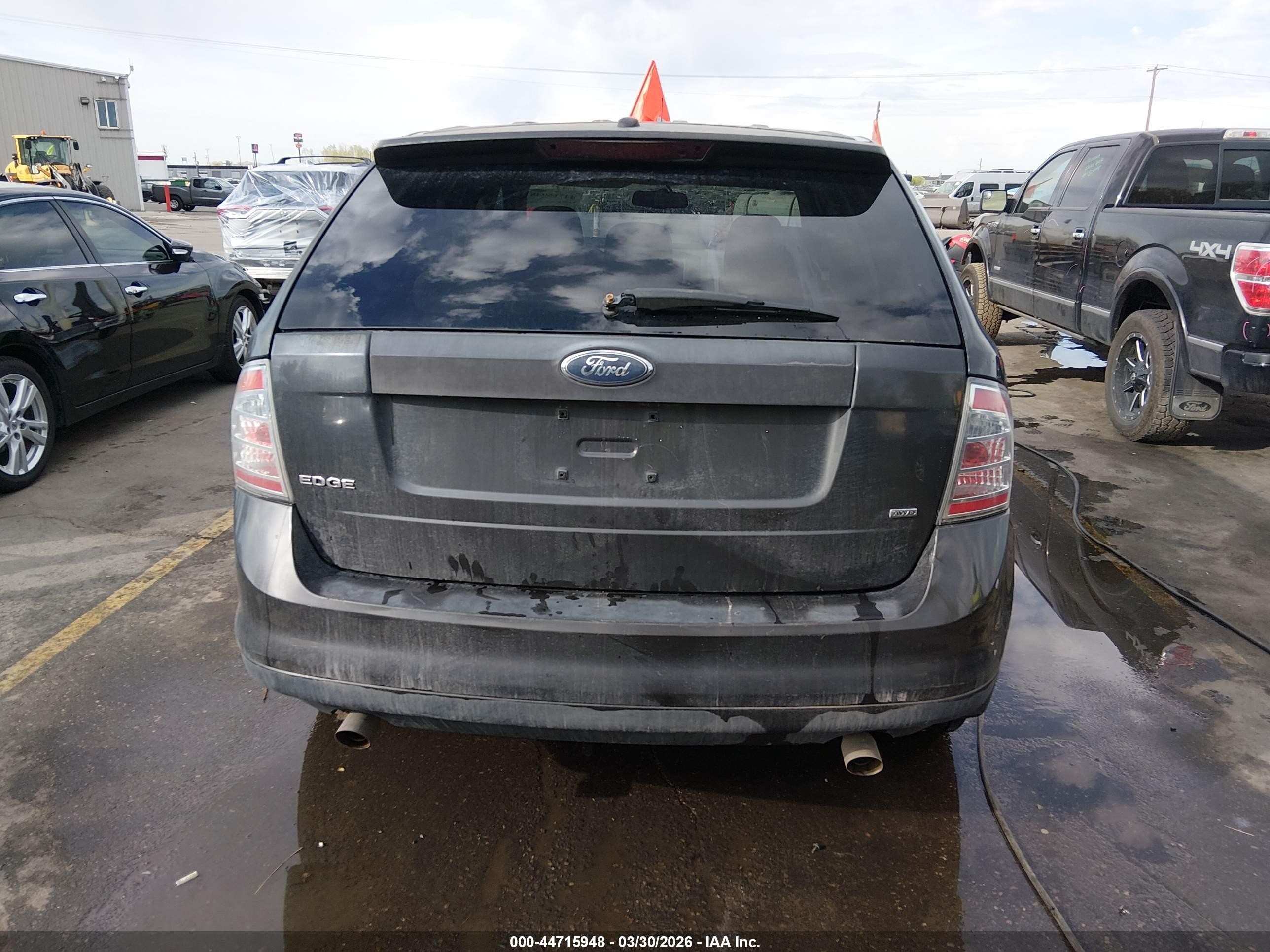 2007 Ford Edge Se Gray vin: 2FMDK46C77BA85377