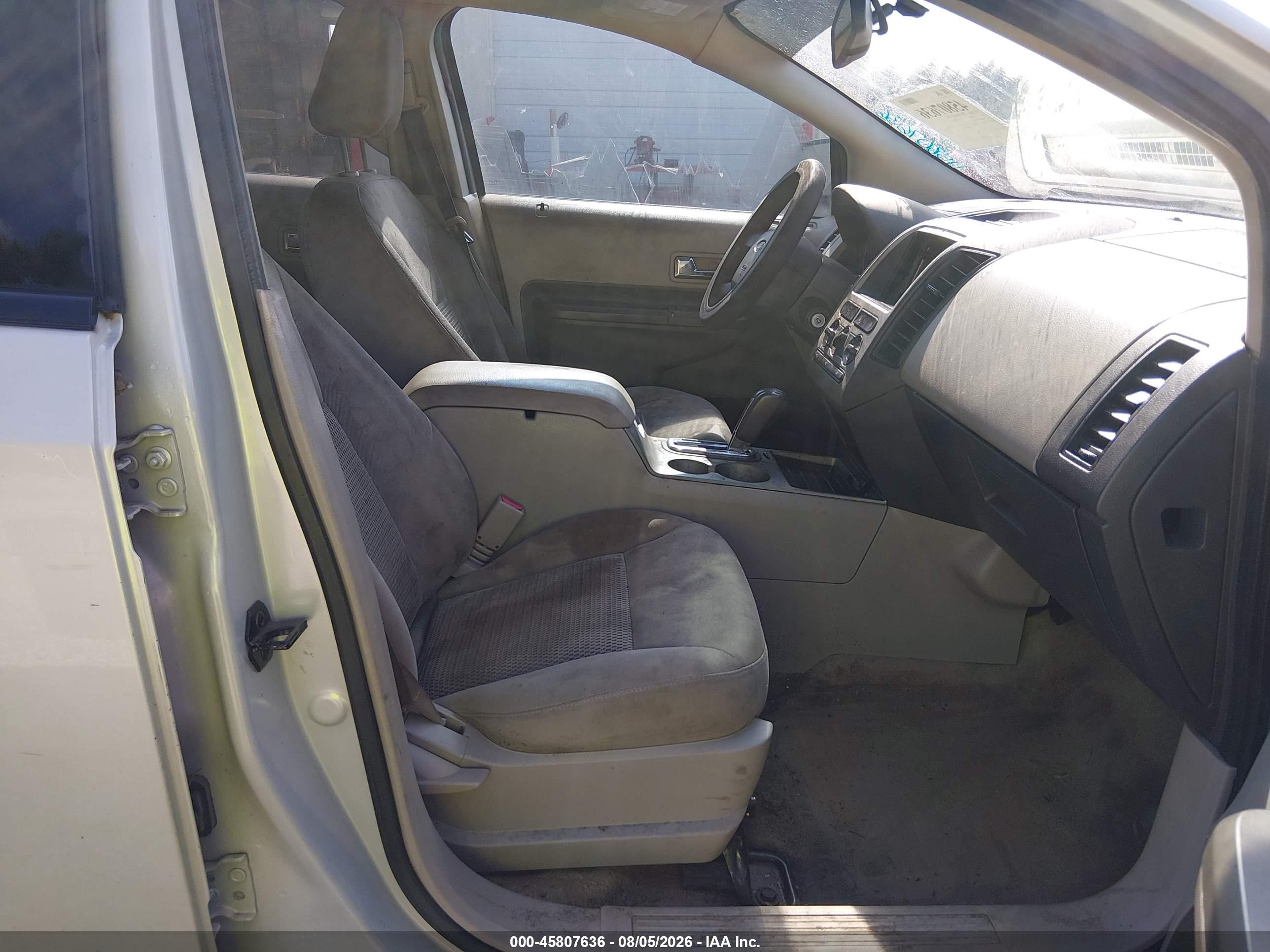 2007 Ford Edge Se Beige vin: 2FMDK46C87BB08164