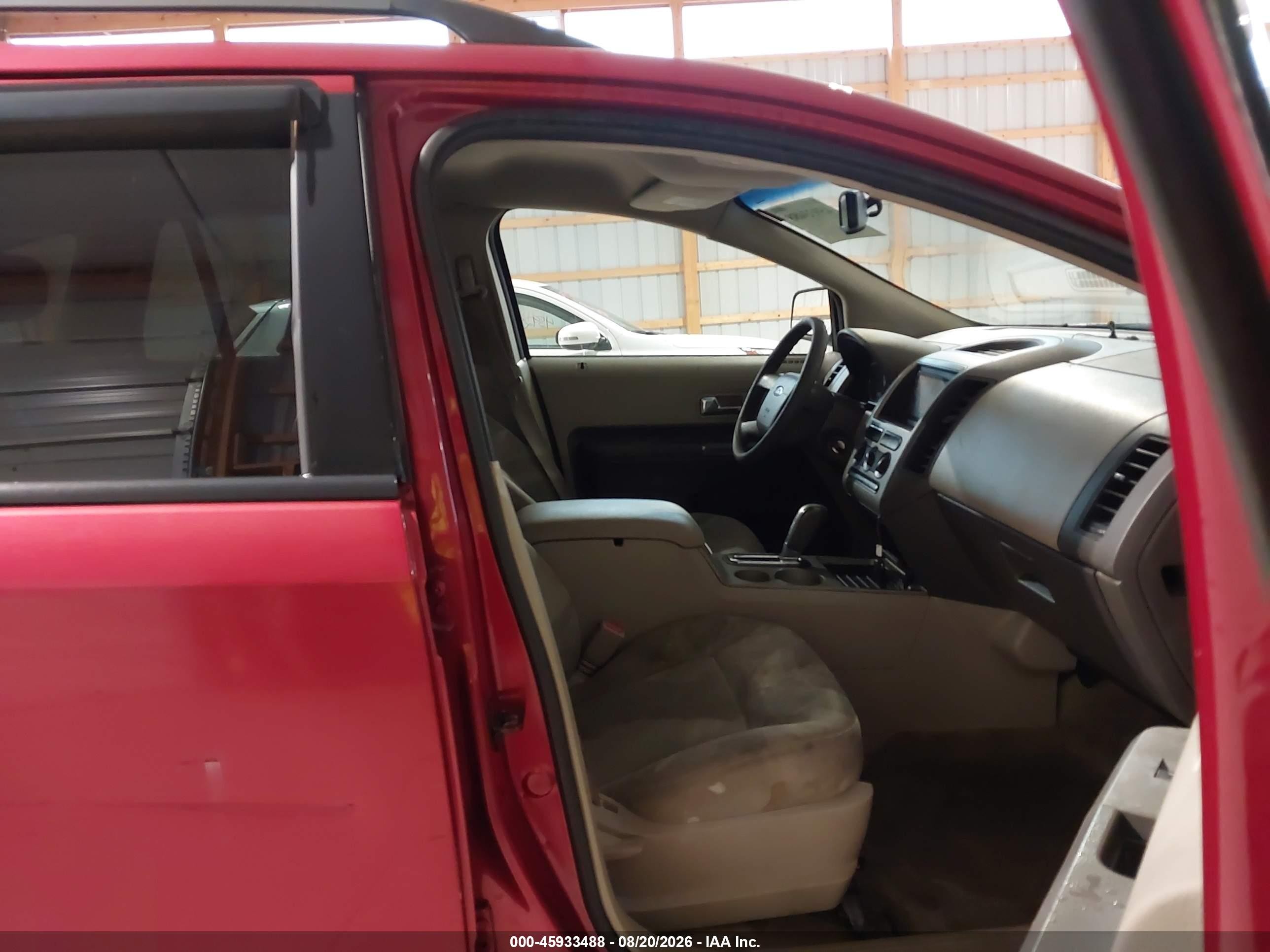 2007 Ford Edge Se Red vin: 2FMDK46C87BB09220
