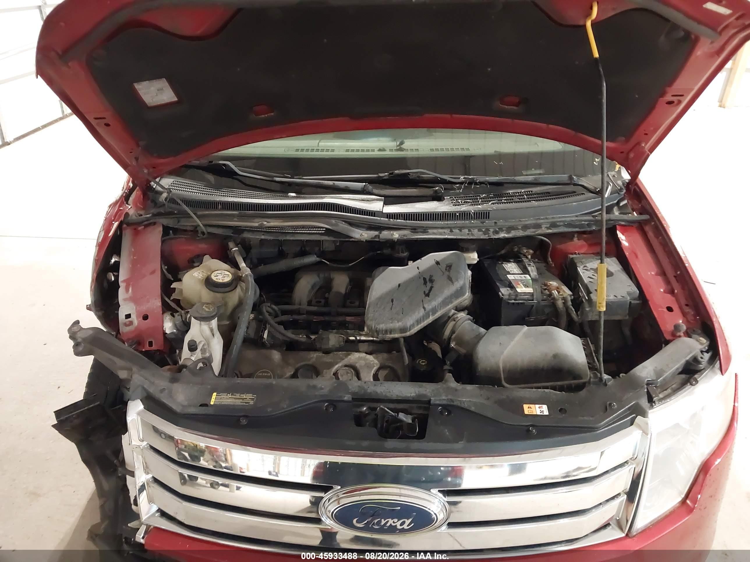 2007 Ford Edge Se Red vin: 2FMDK46C87BB09220