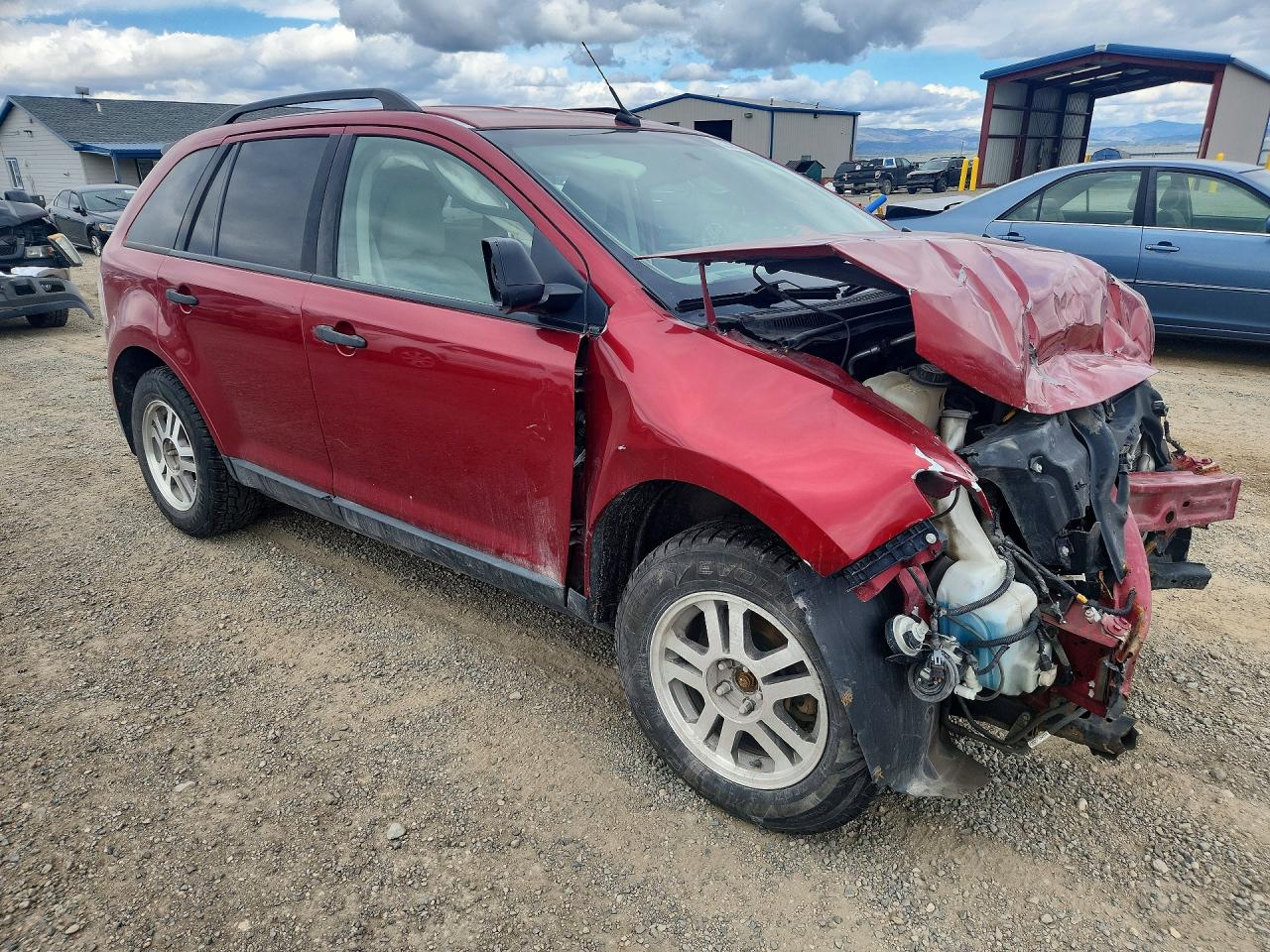 2007 Ford Edge Se Темно-бордовый vin: 2FMDK46C87BB18533