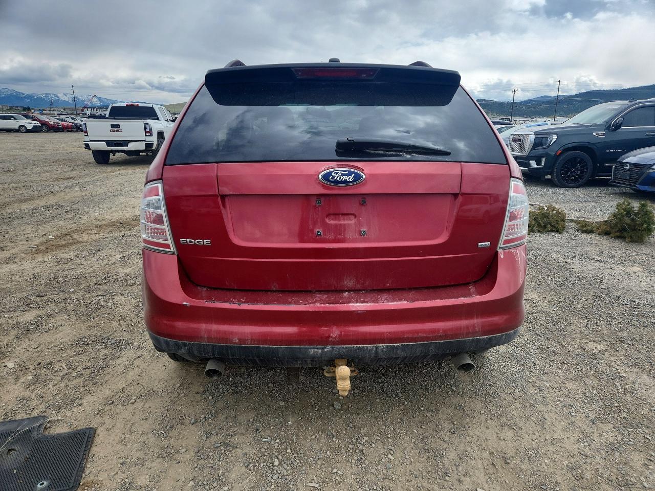 2007 Ford Edge Se Темно-бордовый vin: 2FMDK46C87BB18533