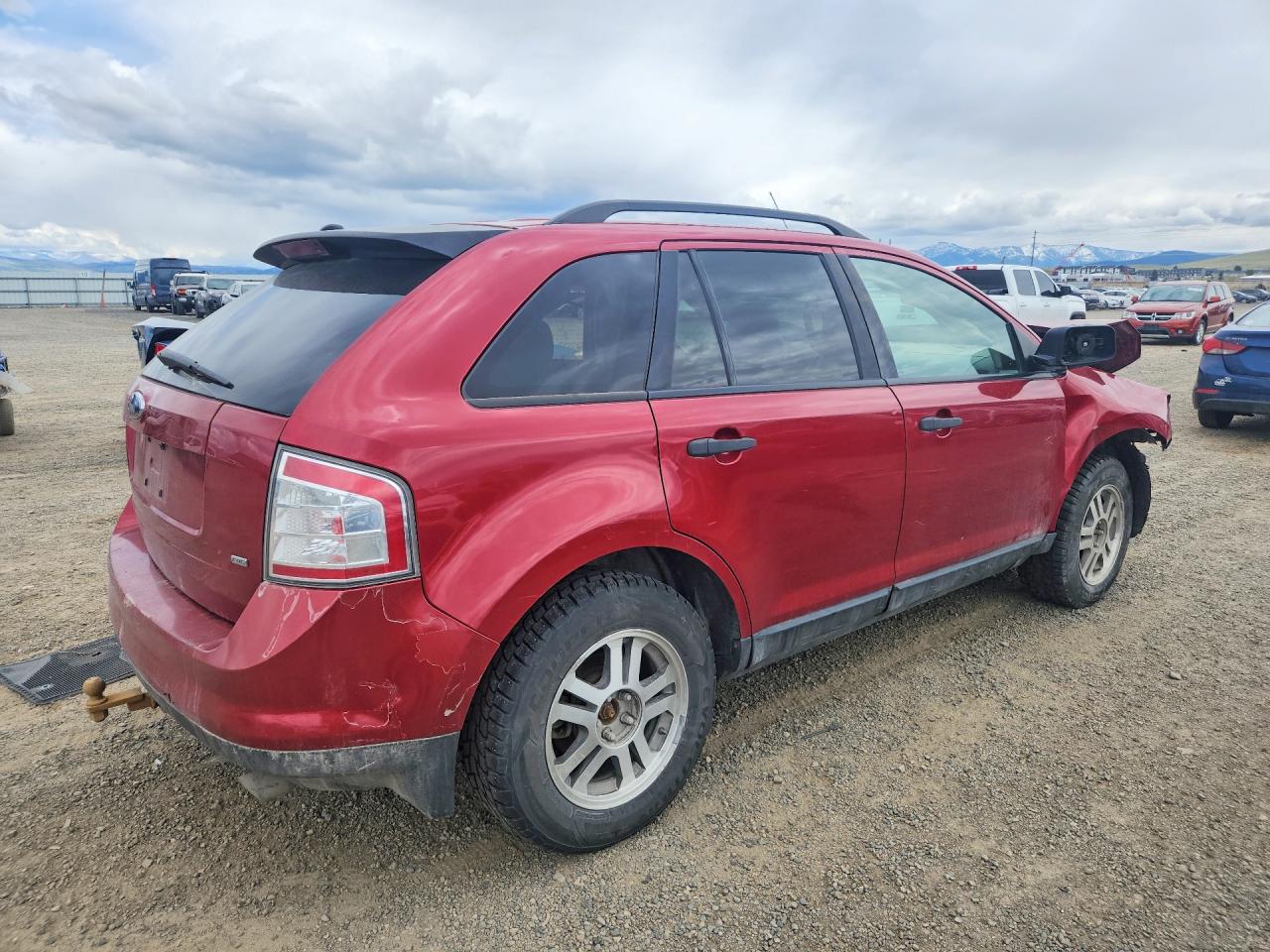 2007 Ford Edge Se Темно-бордовый vin: 2FMDK46C87BB18533