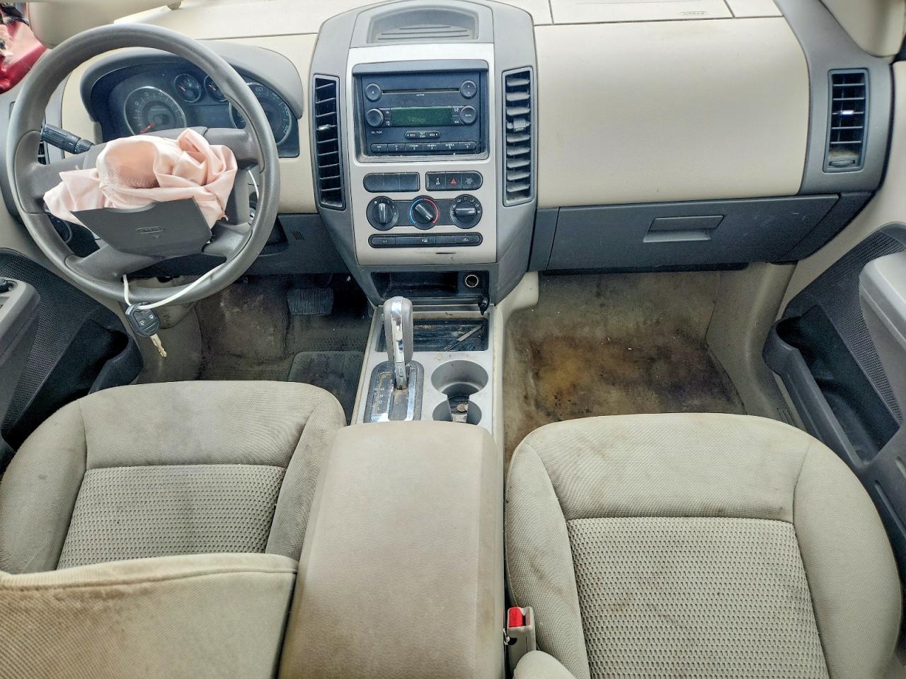 2007 Ford Edge Se Темно-бордовый vin: 2FMDK46C87BB18533