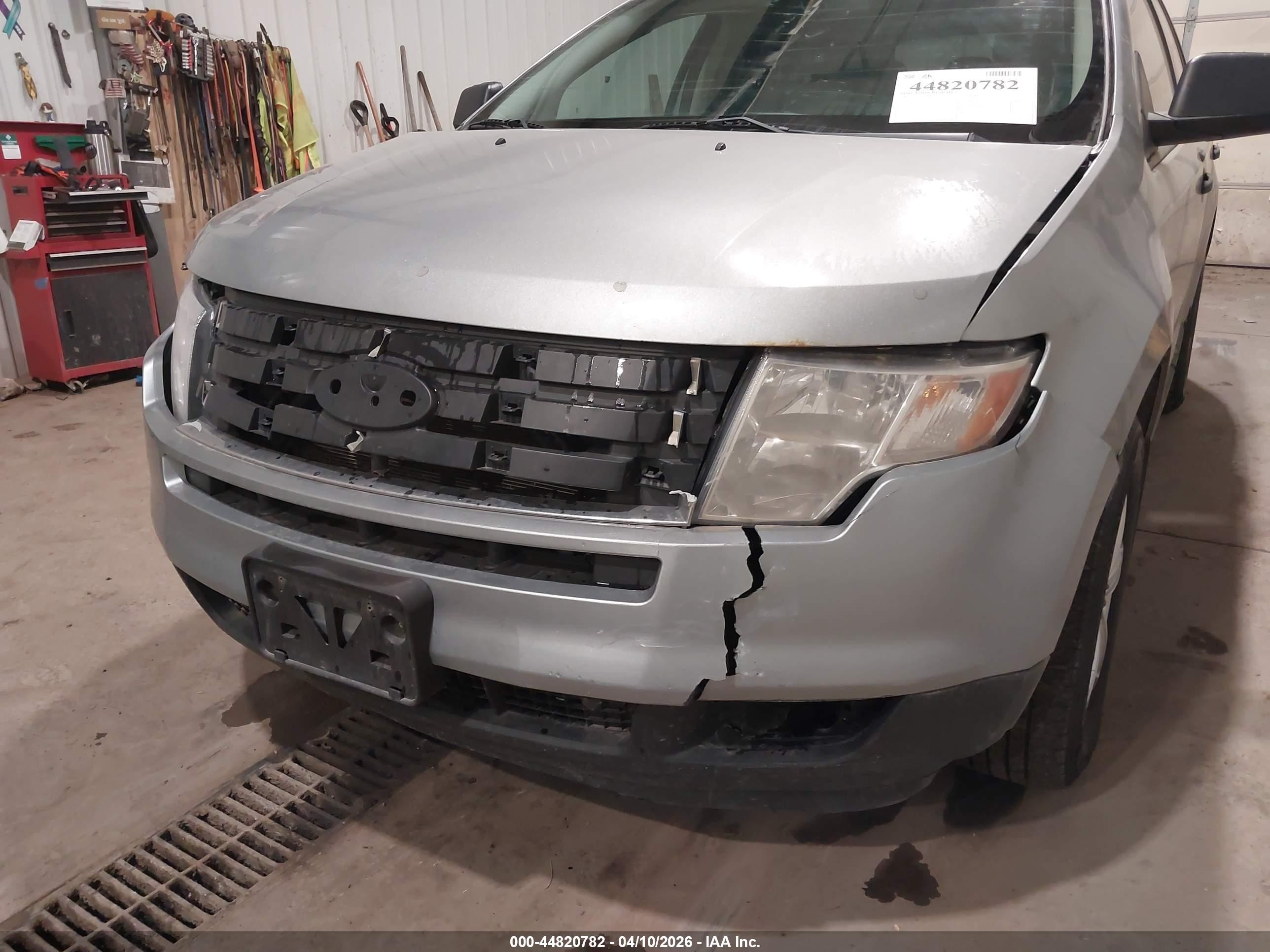 2007 Ford Edge Se Silver vin: 2FMDK46C97BB16659