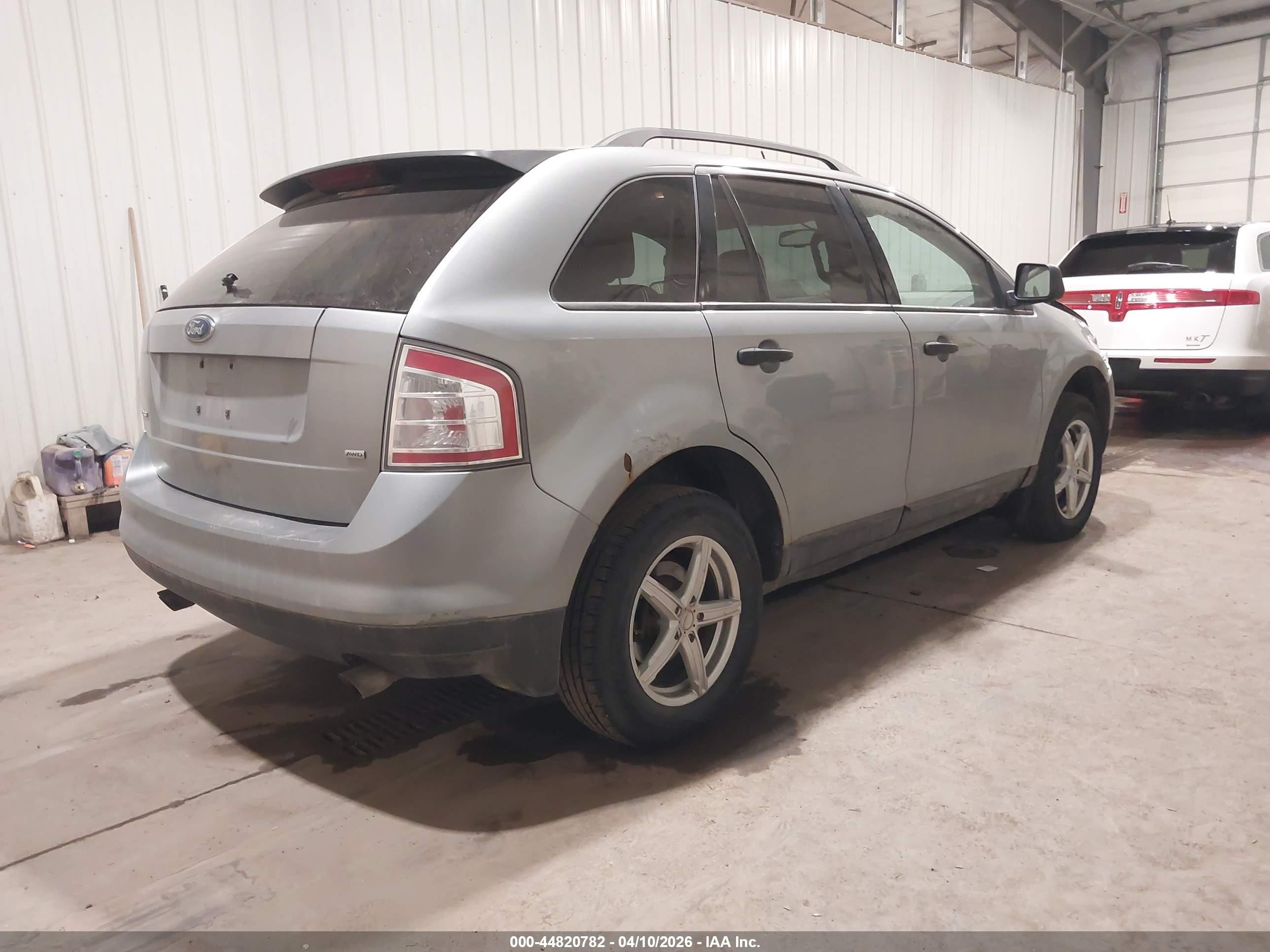 2007 Ford Edge Se Silver vin: 2FMDK46C97BB16659