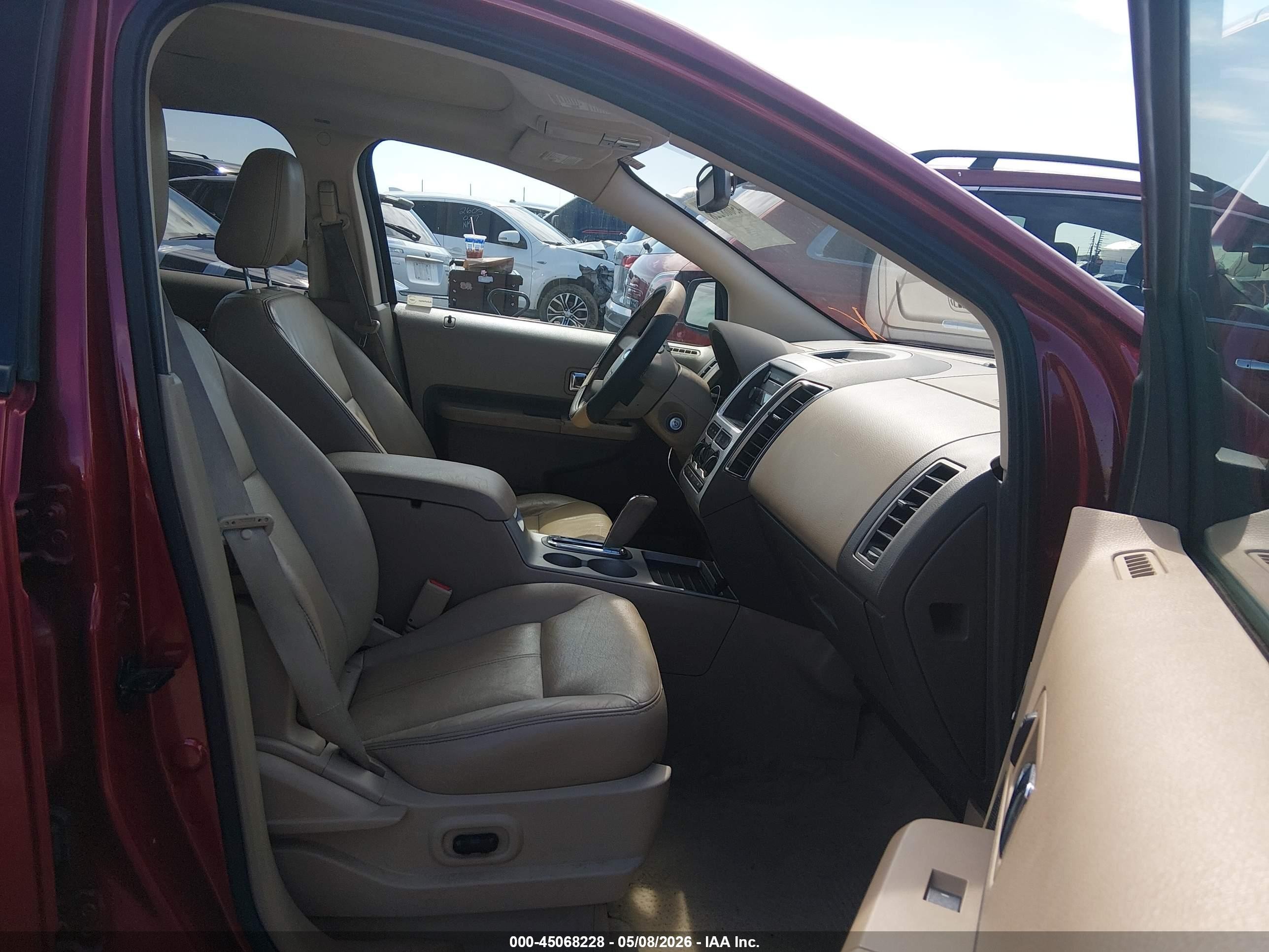 2007 Ford Edge Sel Red vin: 2FMDK48C07BA69504