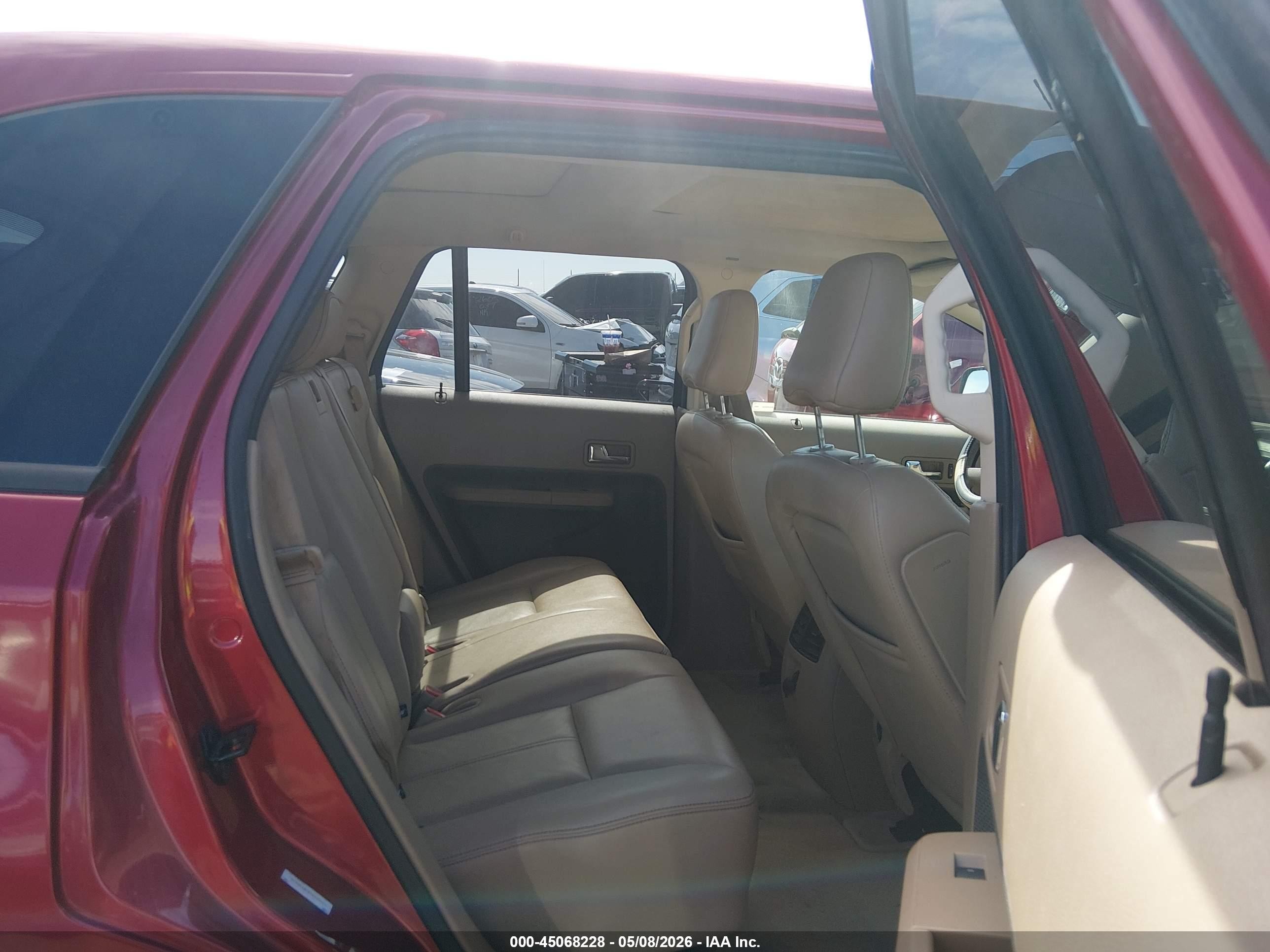 2007 Ford Edge Sel Red vin: 2FMDK48C07BA69504