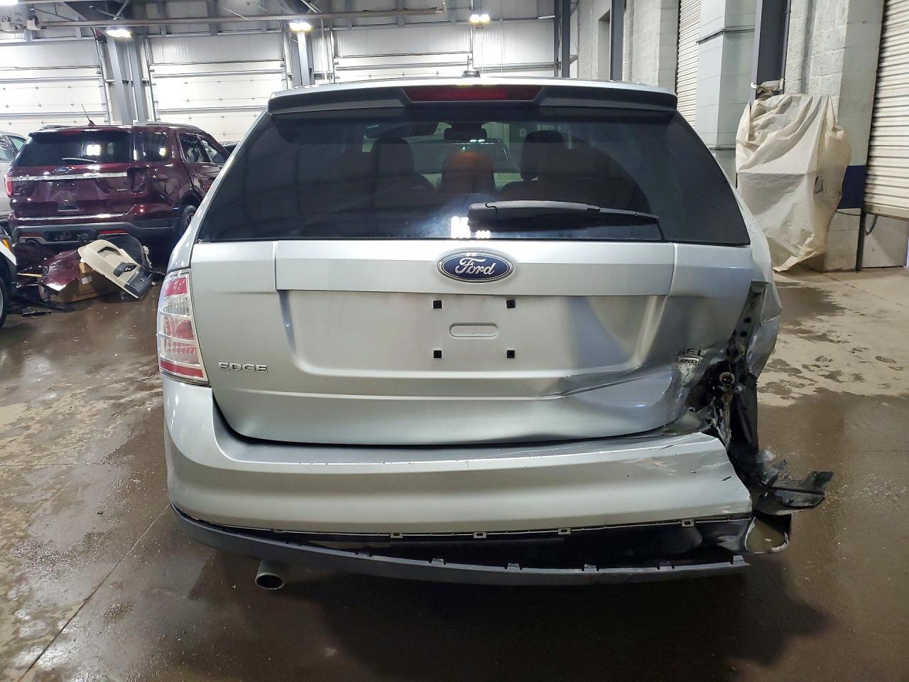 2007 Ford Edge Sel Silver vin: 2FMDK48C07BA96377