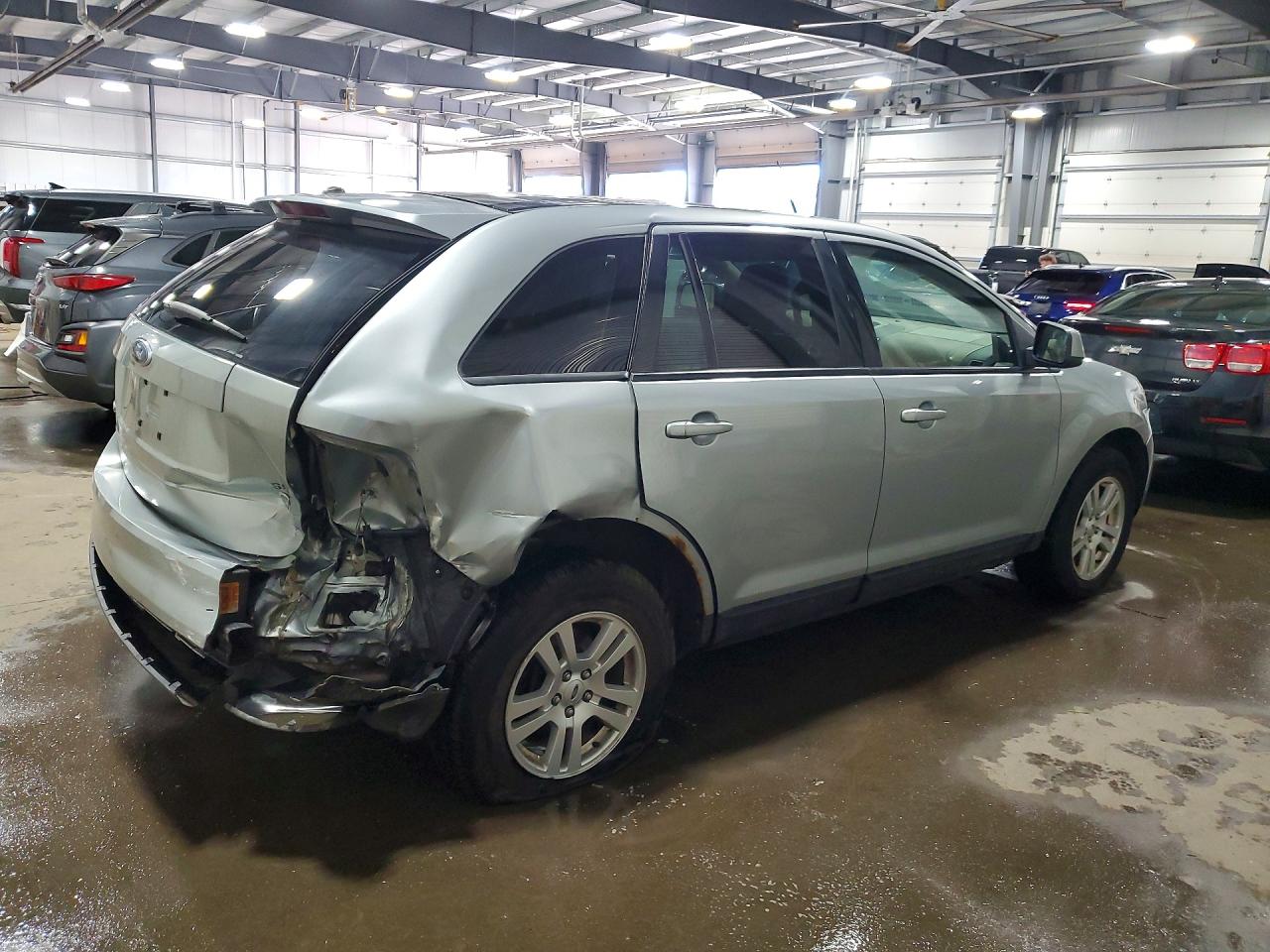 2007 Ford Edge Sel Silver vin: 2FMDK48C07BA96377