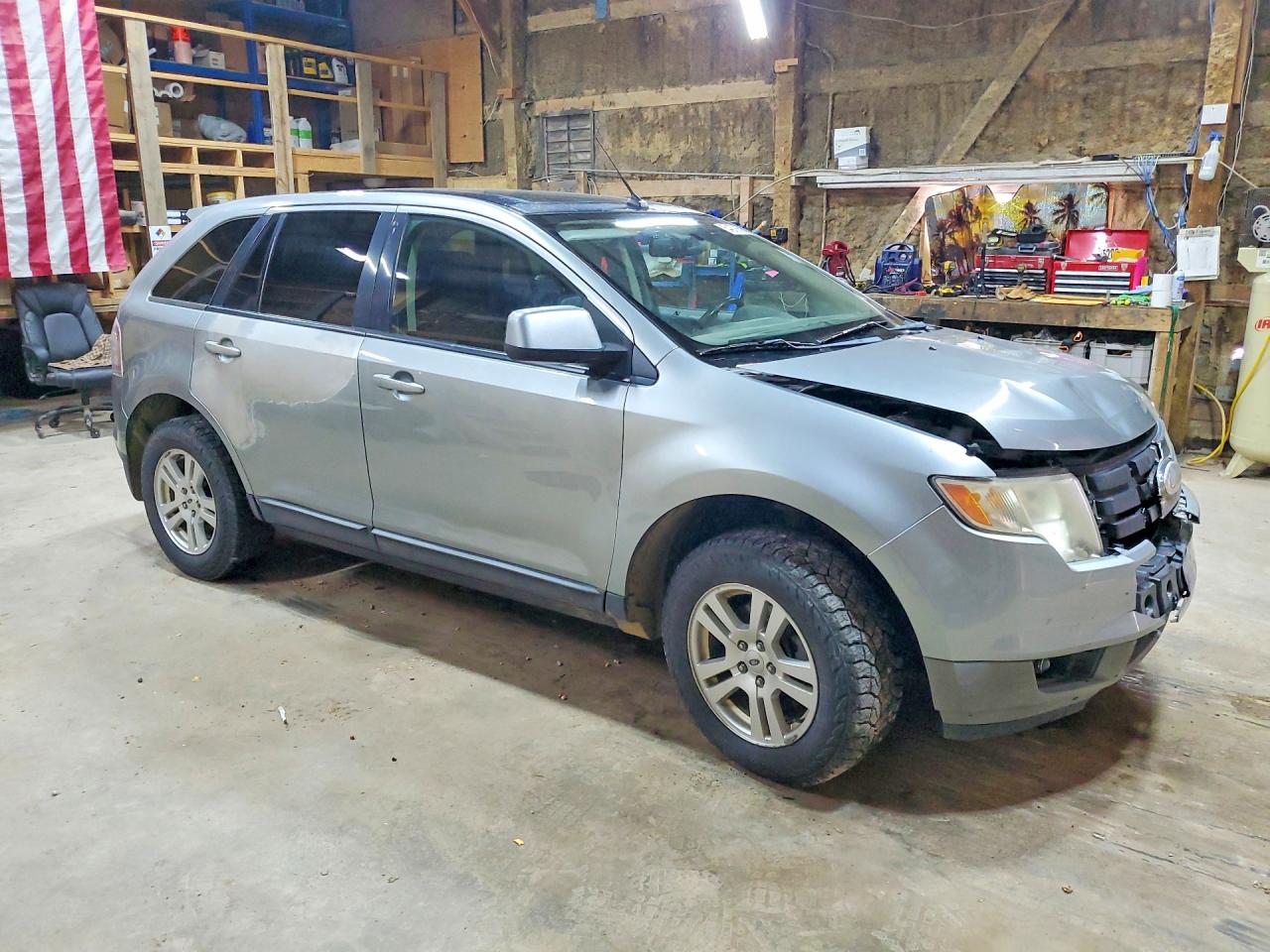 2007 Ford Edge Sel Silver vin: 2FMDK48C07BB64967