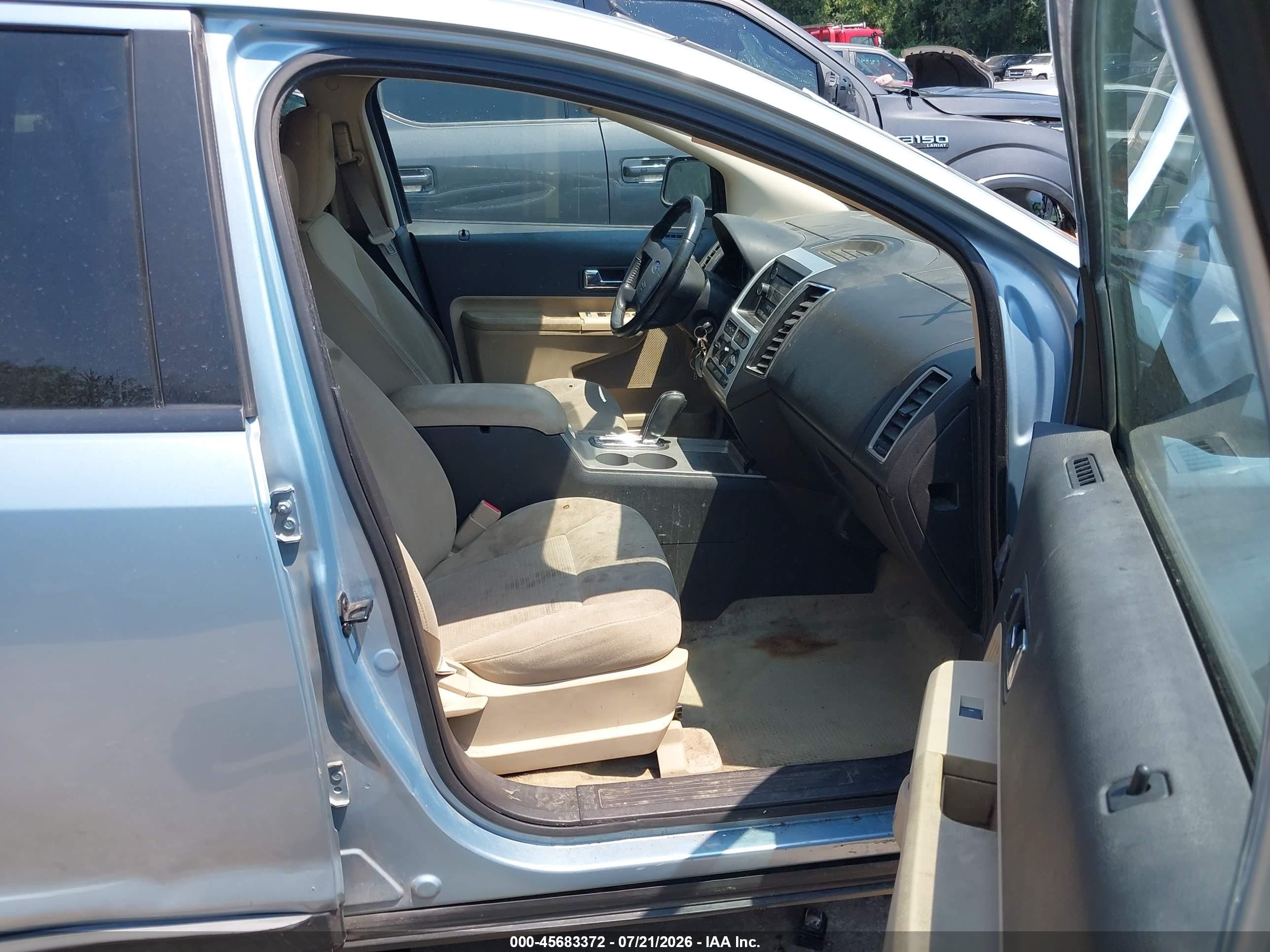 2008 Ford Edge Sel Синий vin: 2FMDK48C08BA53546