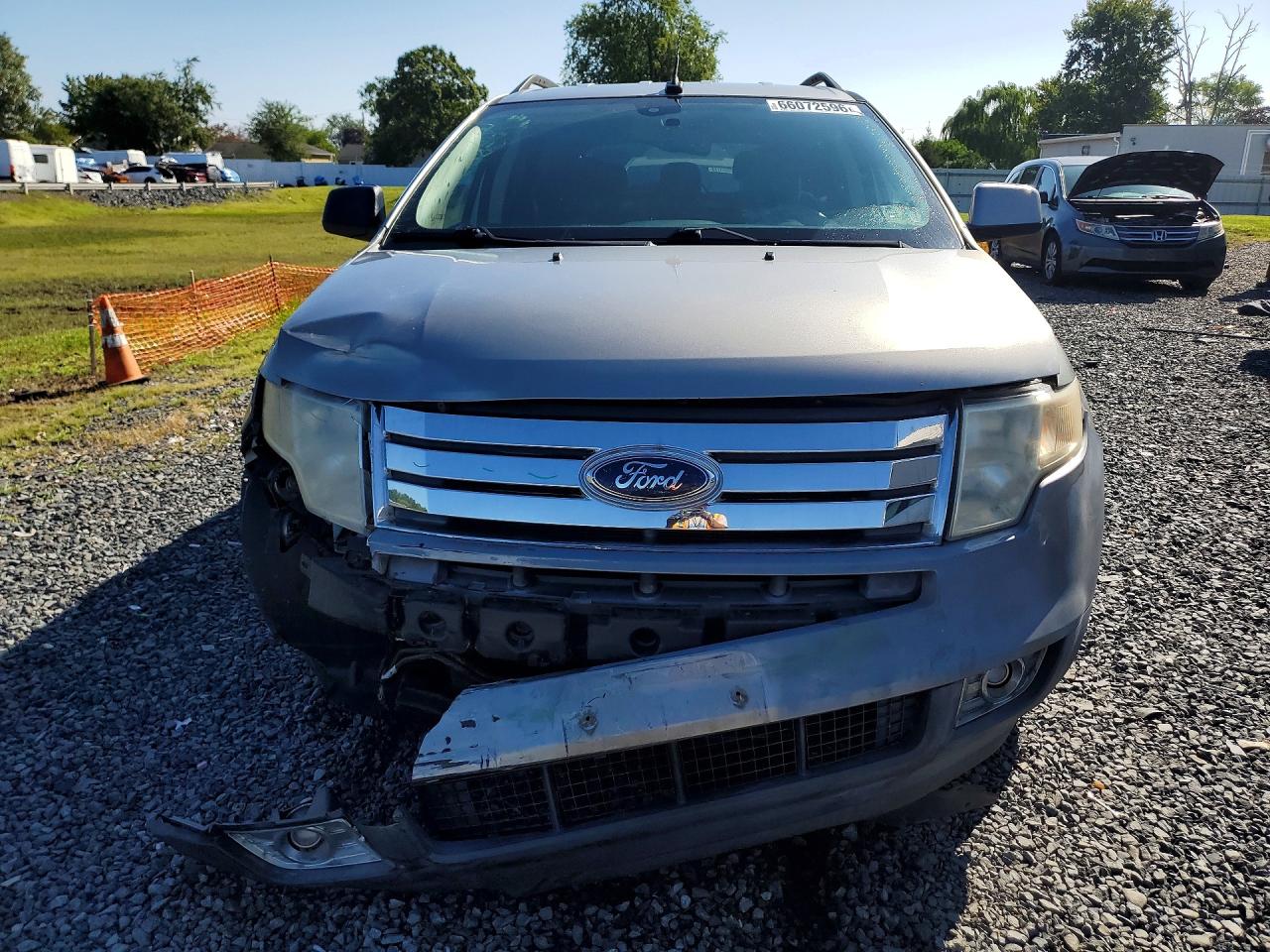 2008 Ford Edge Sel Gray vin: 2FMDK48C08BA60156