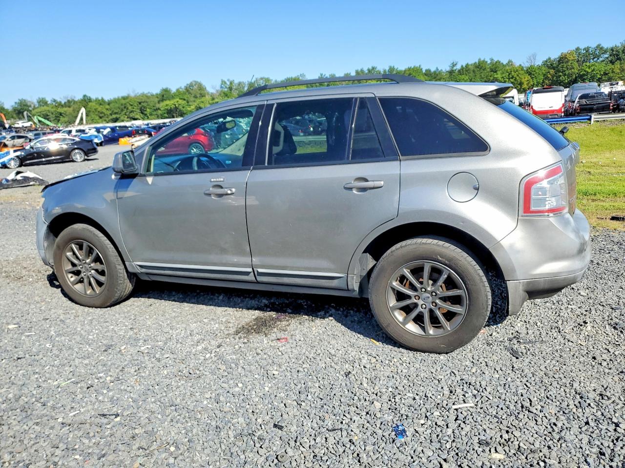 2008 Ford Edge Sel Gray vin: 2FMDK48C08BA60156