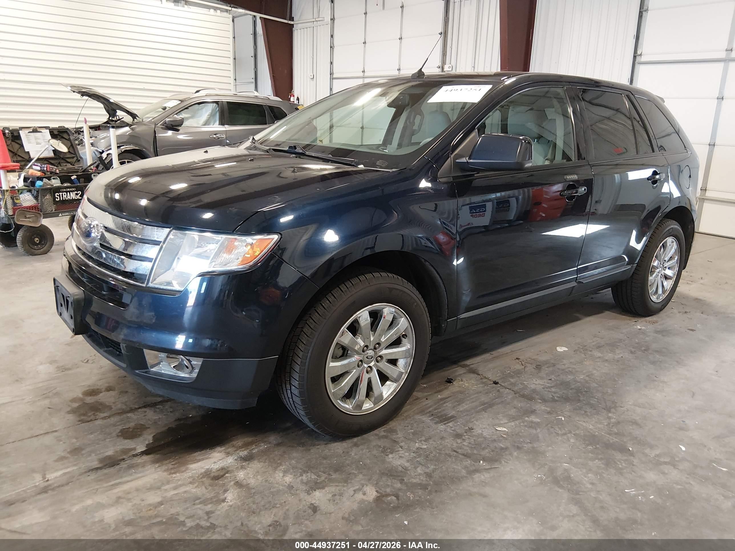 2008 Ford Edge Sel Blue vin: 2FMDK48C08BB25300