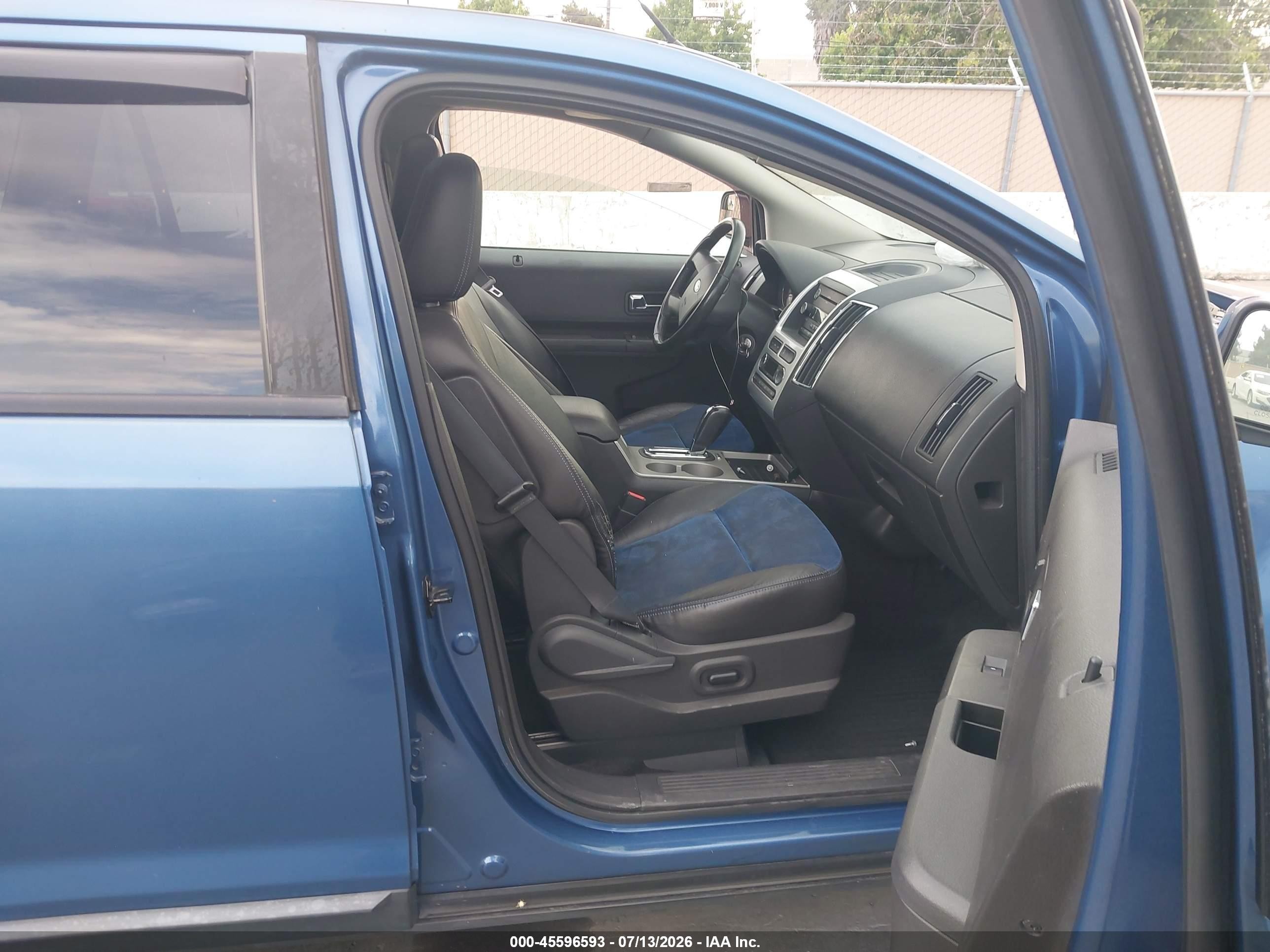 2009 Ford Edge Sel Blue vin: 2FMDK48C09BA88217