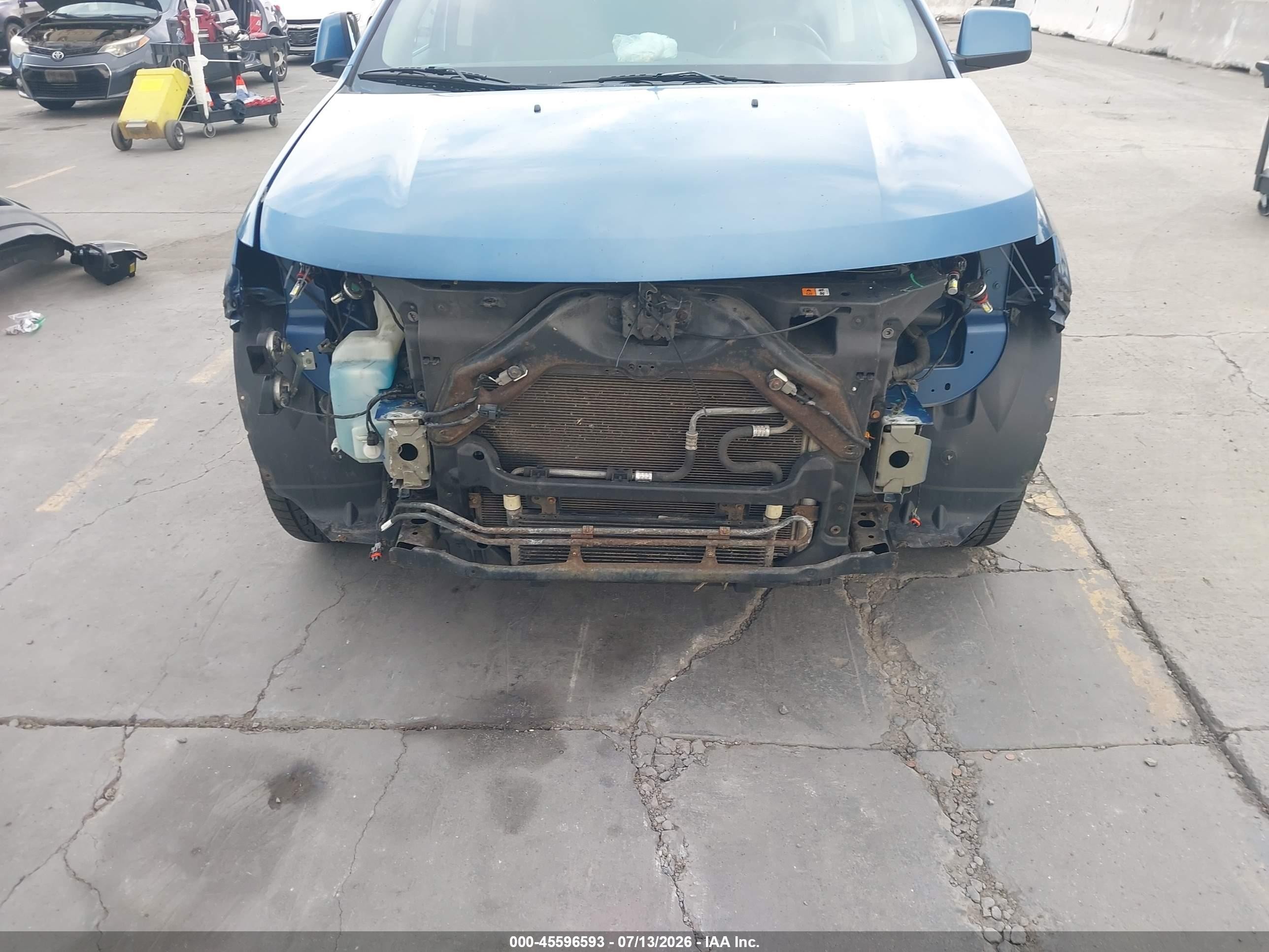 2009 Ford Edge Sel Blue vin: 2FMDK48C09BA88217