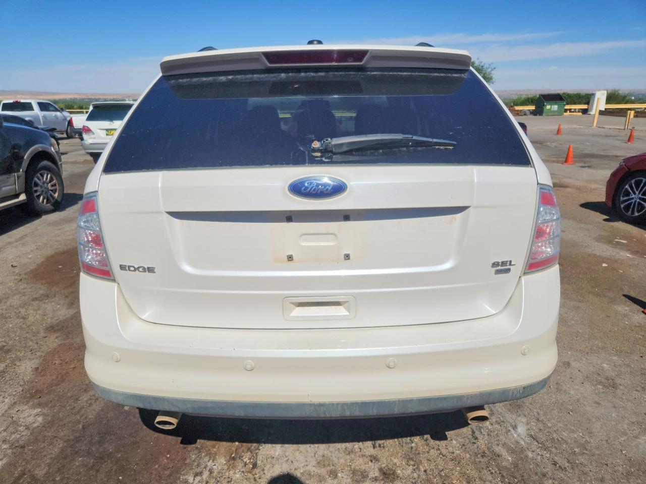 2009 Ford Edge Sel White vin: 2FMDK48C09BB00852